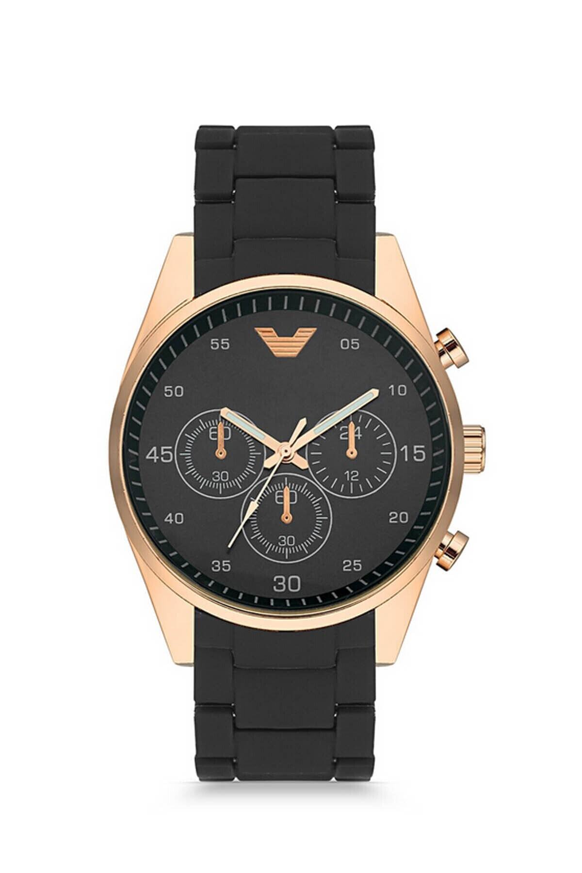 ساعت مچی مردانه سیلیکونی مشکی