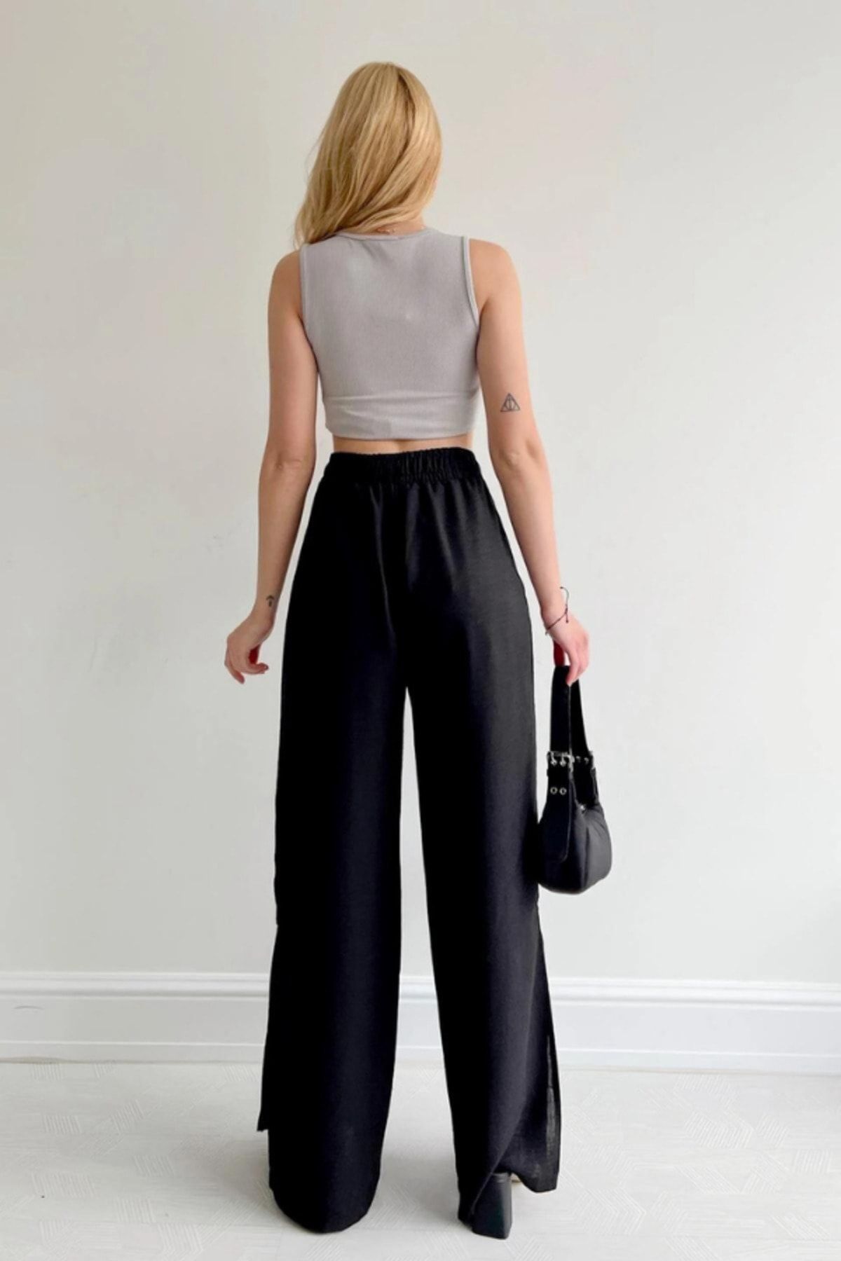 Lined linen new arrivals trousers