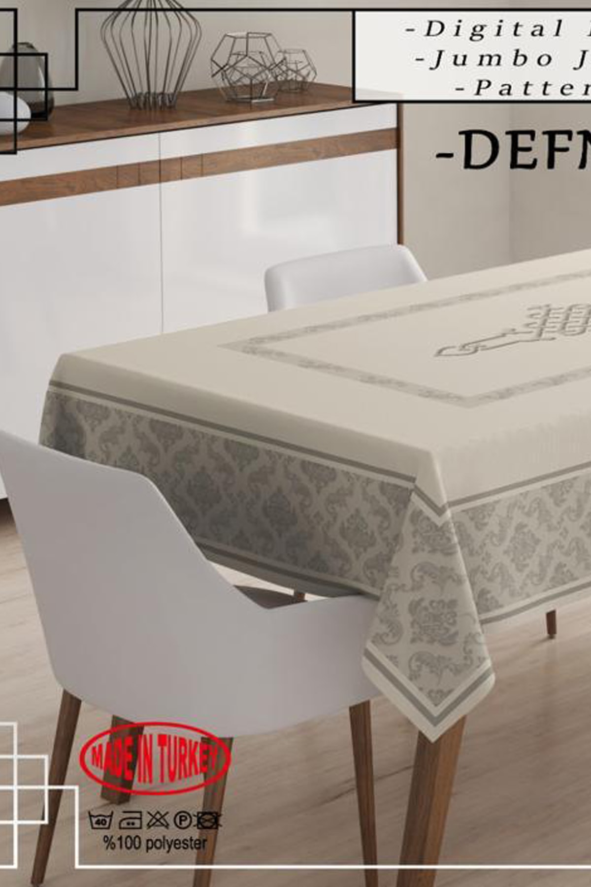 Digital Printed Custom Design Single Tablecloth 160x220cm