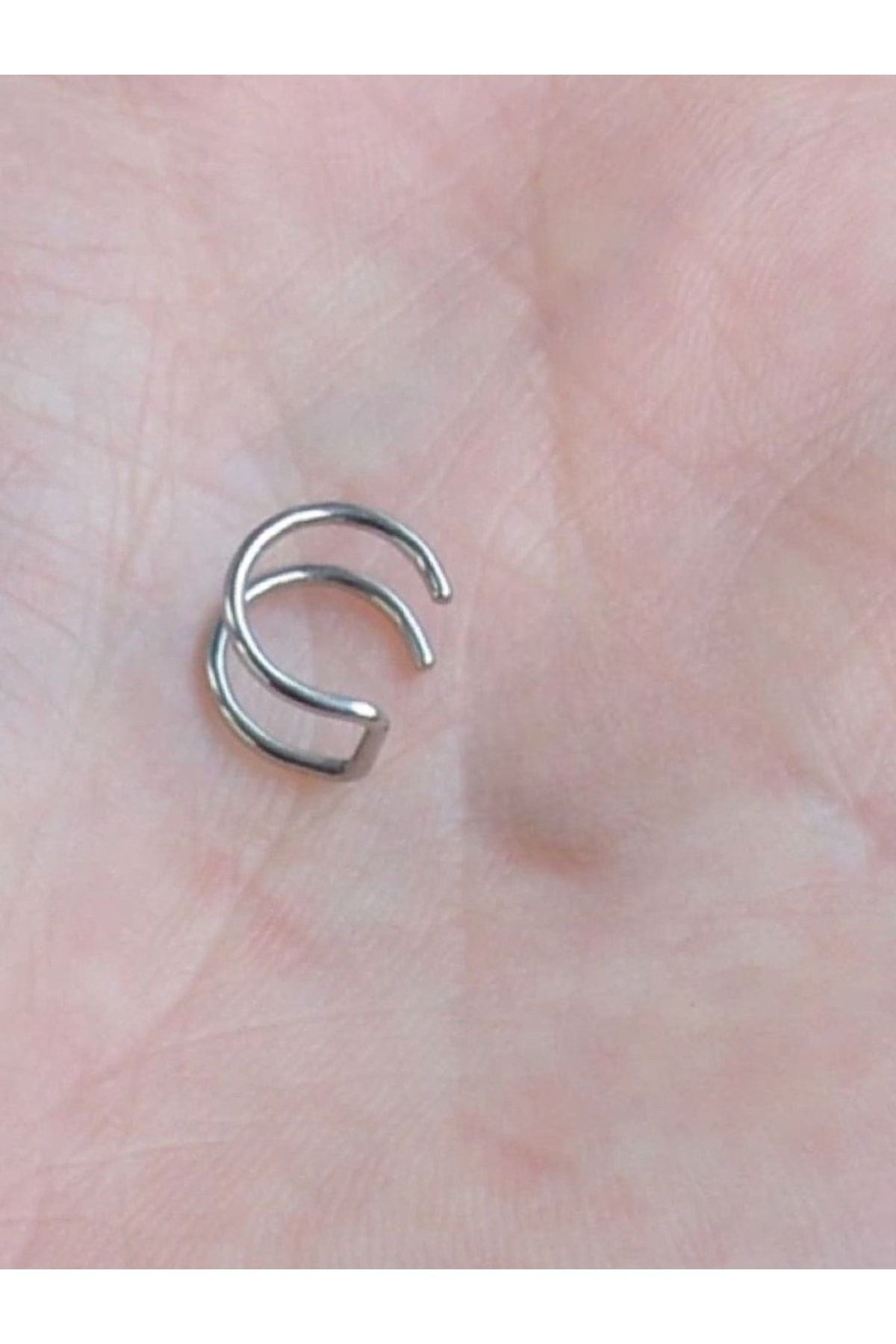 Surgical steel store lip rings