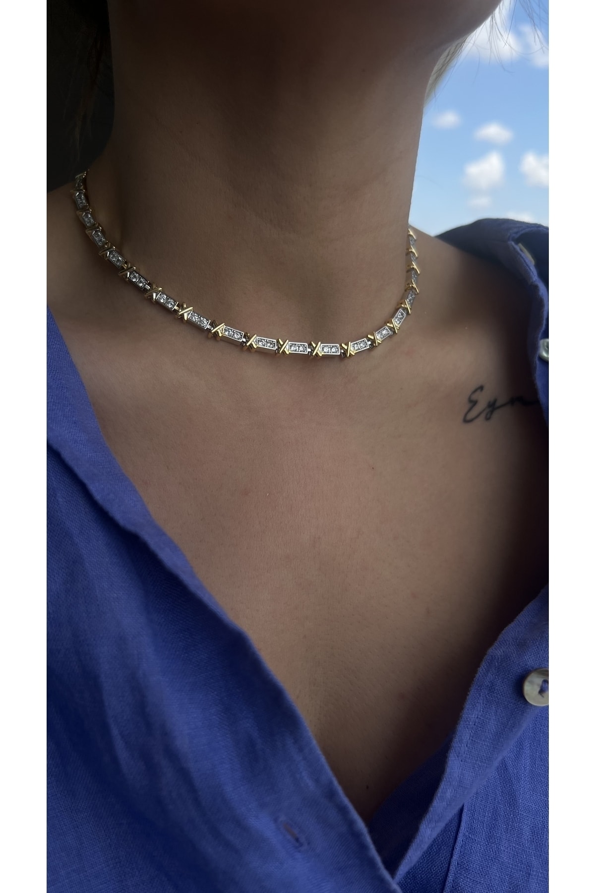 Tiffany and Co. Signature X Diamond Necklace For Sale at 1stDibs | tiffany  signature x necklace, tiffany x diamond necklace, x and diamond necklace