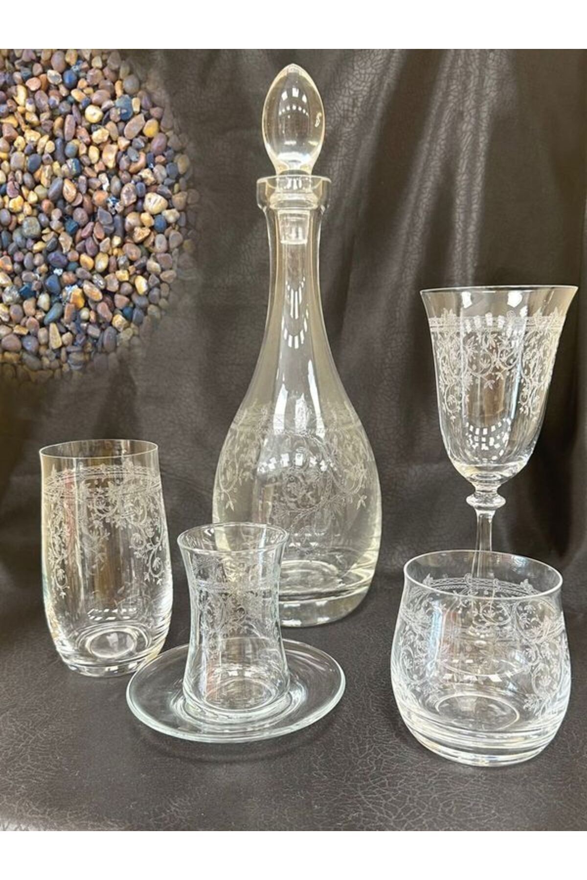 Bohemia Ideal 31 Parça Set 8183-Rona - Şeffaf