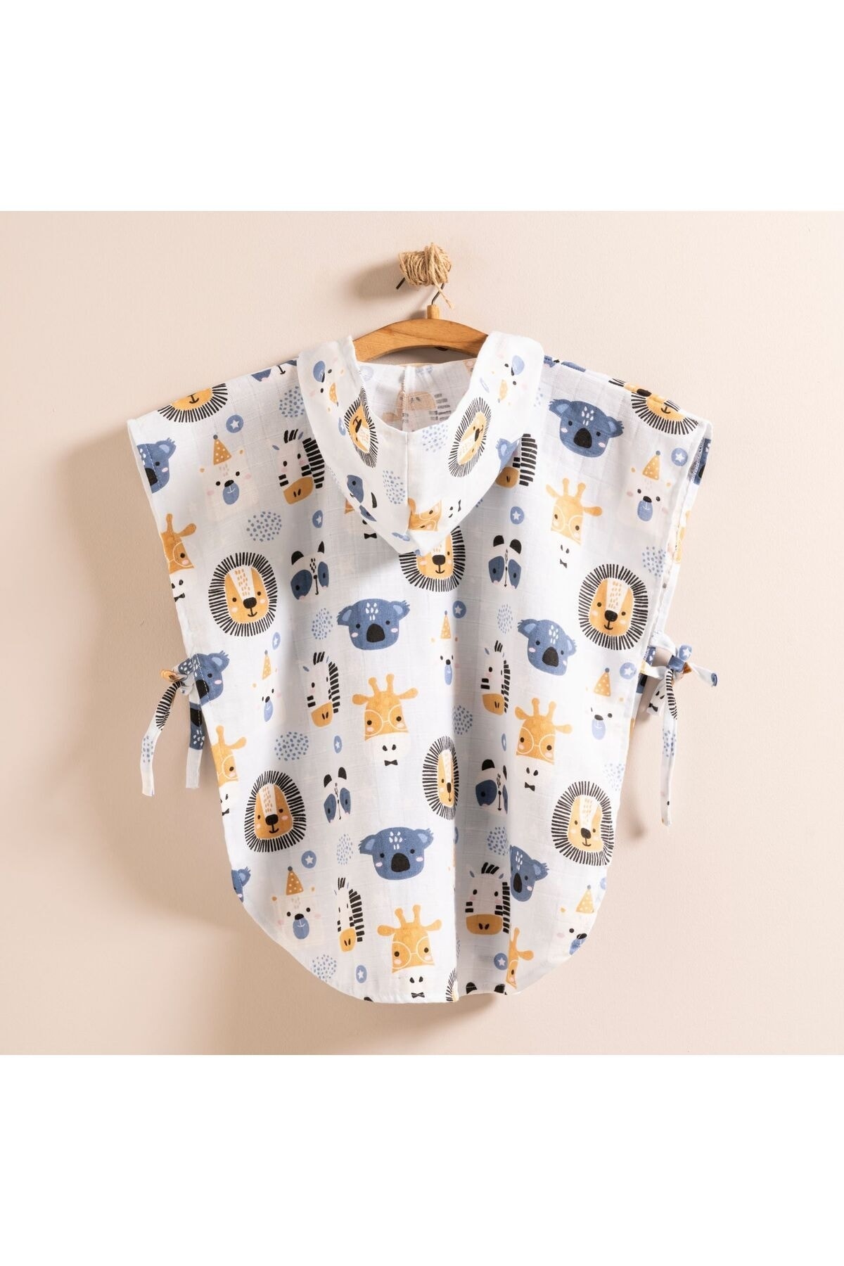 Melomio Baby Kids Organik Müslin Panço Bebek Çocuk Plaj Panço Koala fotoğrafı 2 (önizleme)