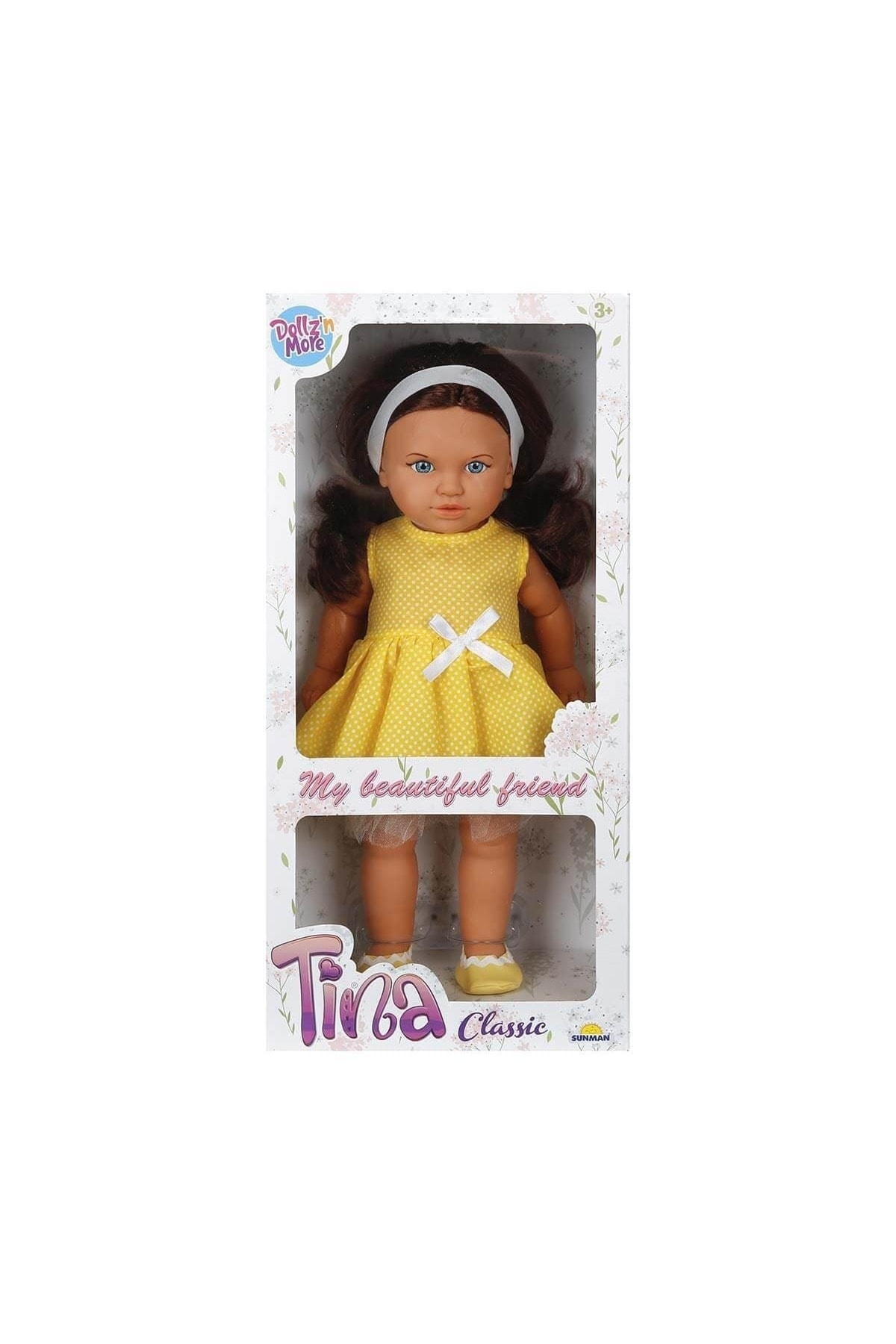 Genel Markalar Tina Classic Bebek 45 Cm - Sarı Elbiseli fotoğrafı 6 (önizleme)