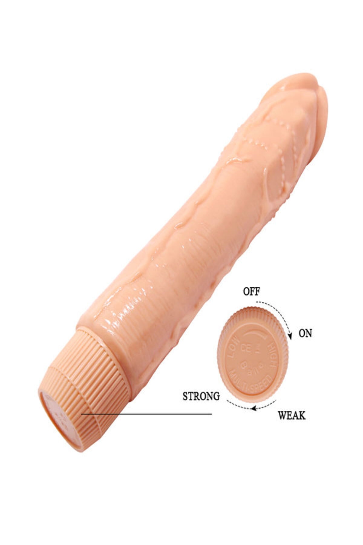 TİTREŞİMLİ GERÇEKÇİ VİBRATÖR 24 CM 3