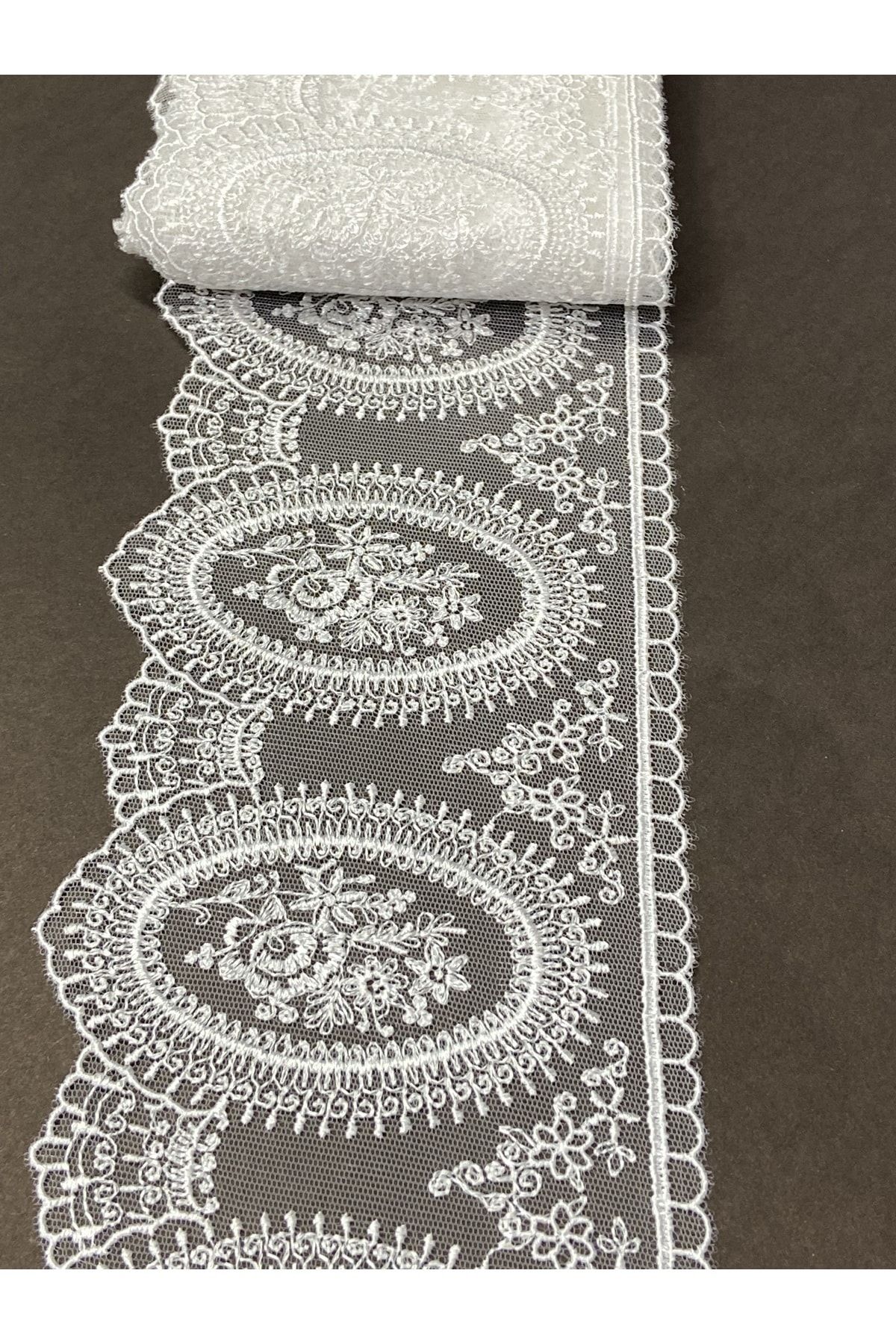 karantuhafiye Cream Guipure Lace 9 meters Trendyol