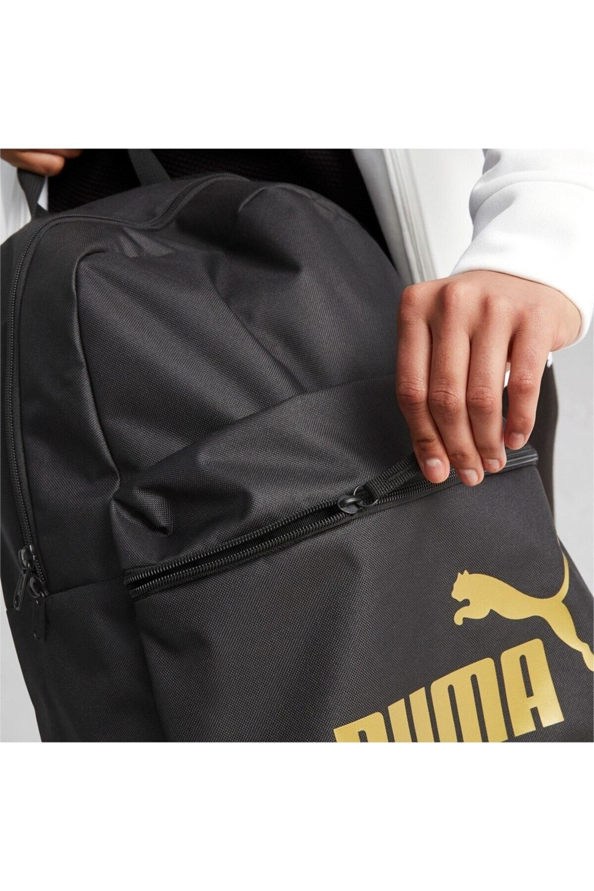 Puma S rt antas PUMA Phase Backpack PUMA Black Golden Lo