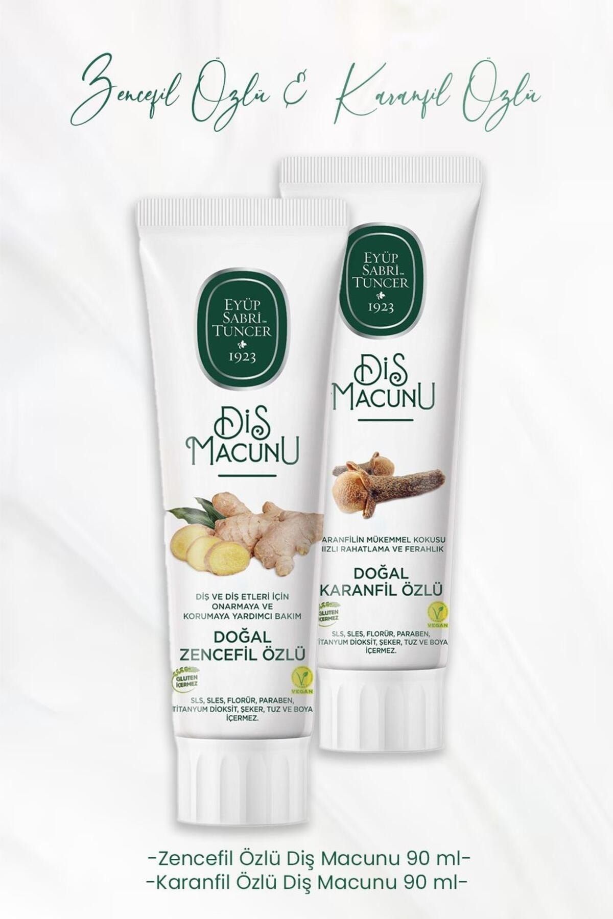 Eyüp Sabri Tuncer-Toothpaste Ginger Extract 90 ml and Clove Extract 90 ml 1
