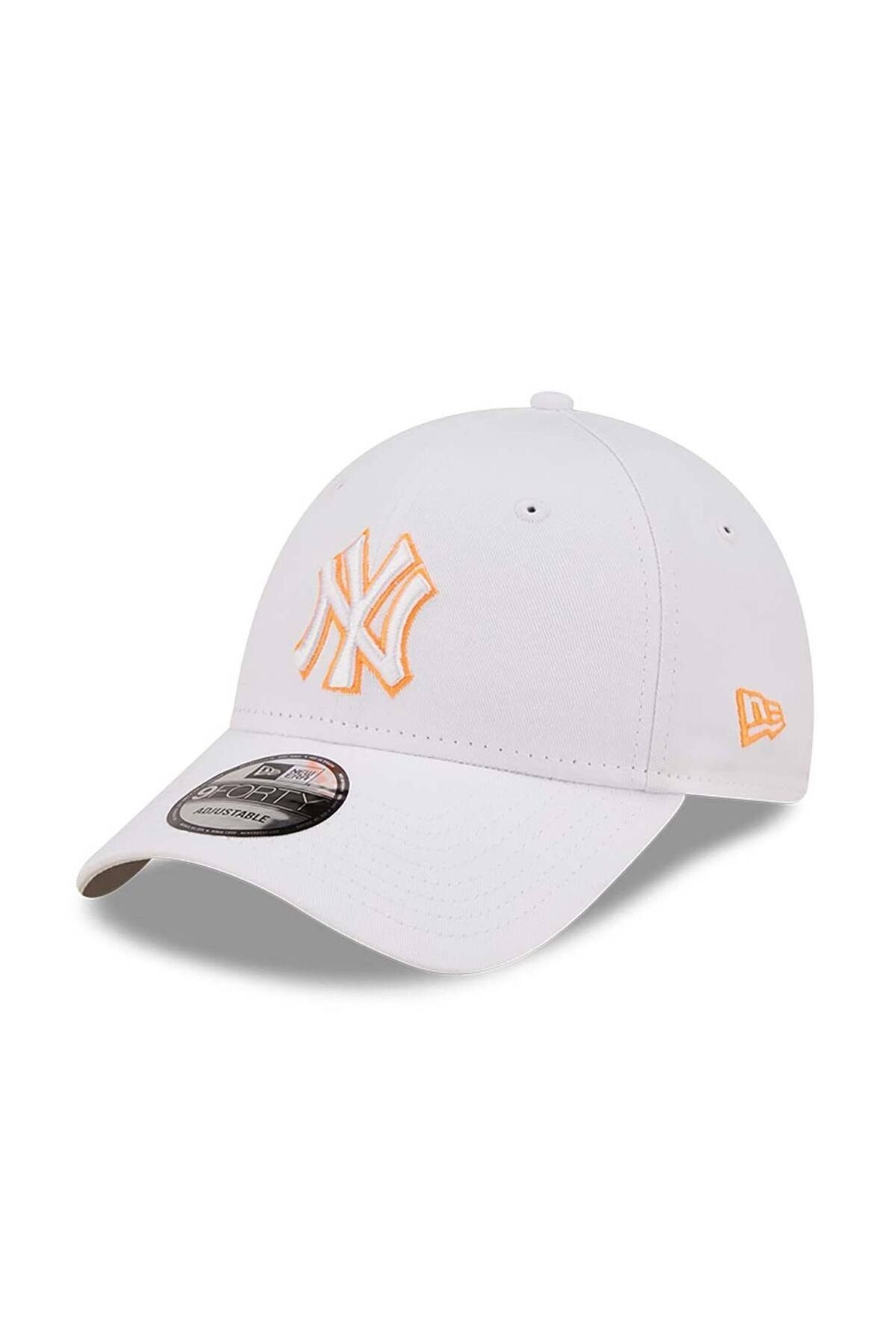 NEW ERA Neon Outline 9forty Neyyan Whiorg یونیسکس سفید Hat 60358125-01