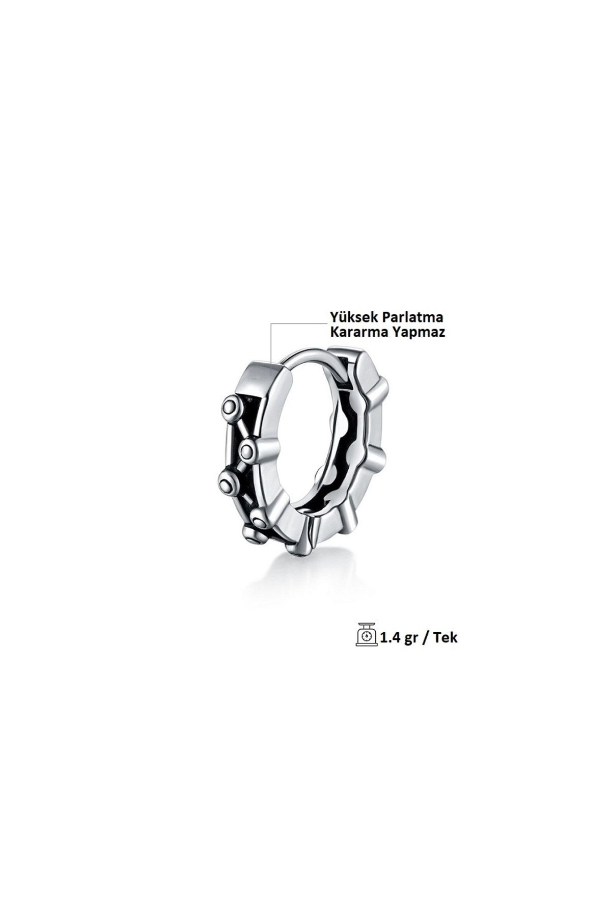 Viking-Wheel Special Design Stainless 316L Steel Unisex Earring 4