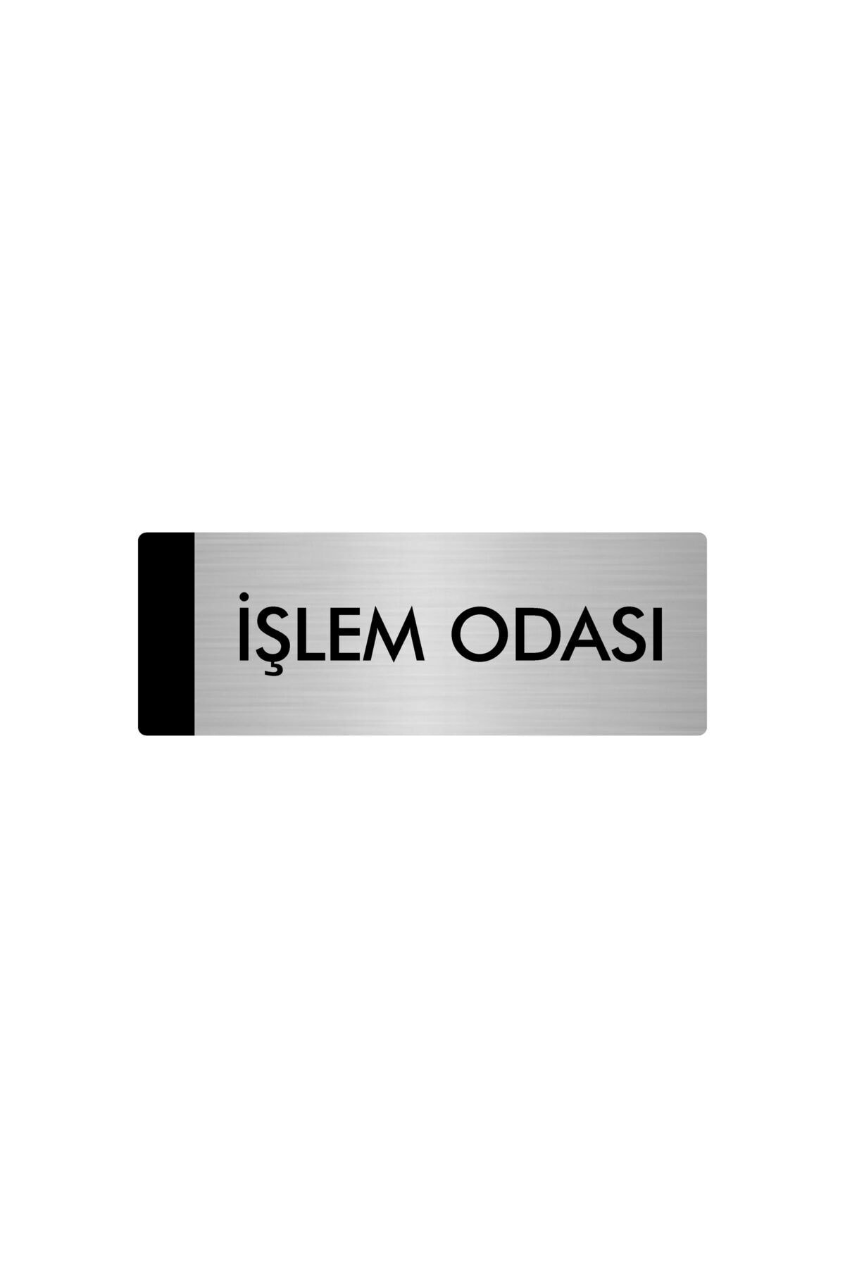 Metal Orientation Plate, Department Door Naming Process Room 10X20 Cm Silver Color