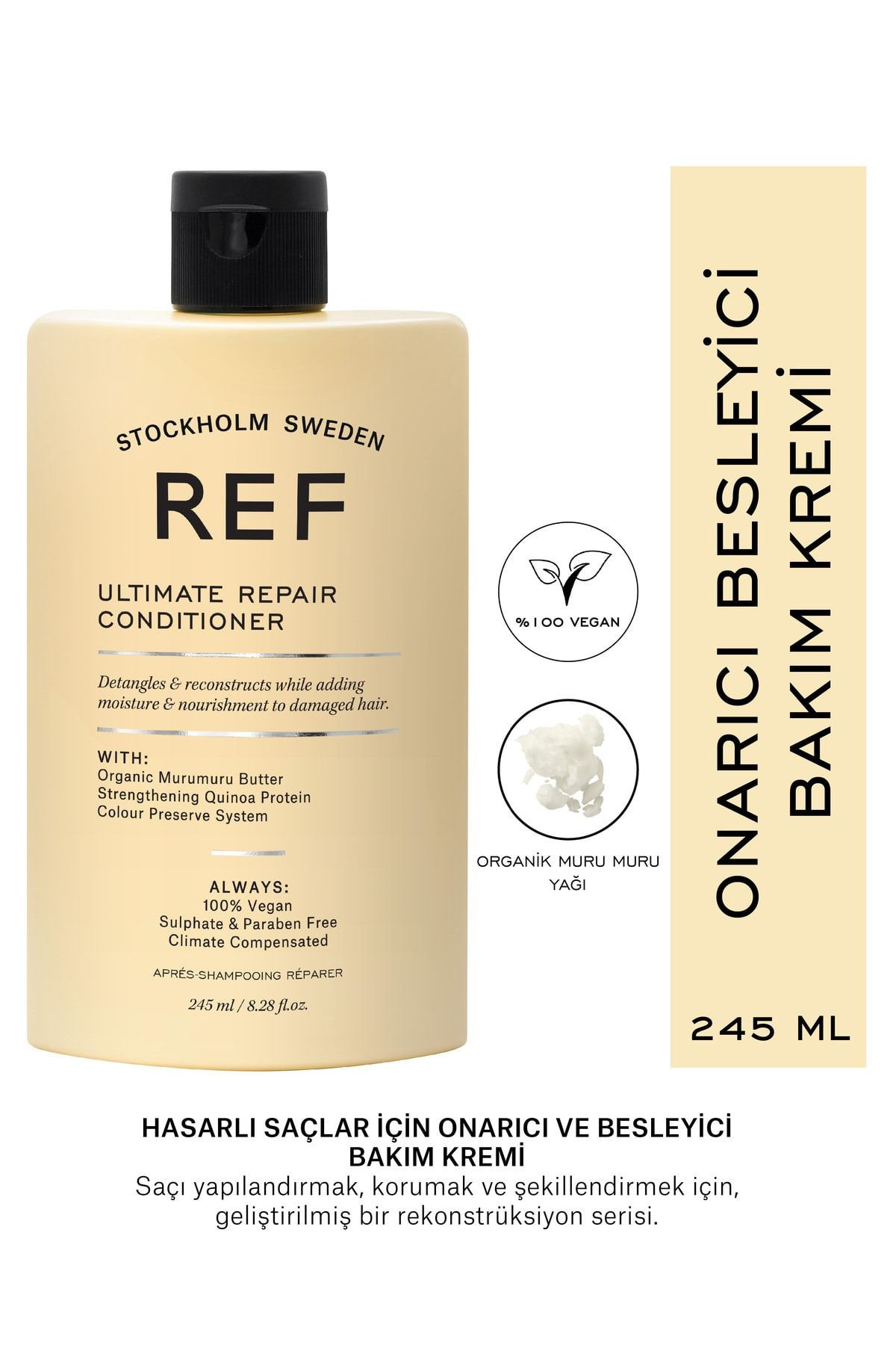 کرم ترمیم کننده، تغذیه کننده و تقویت کننده موهای آسیب دیده Ultimate Repair Conditioner 245 میلی لیتری REF STOCKHOLM
