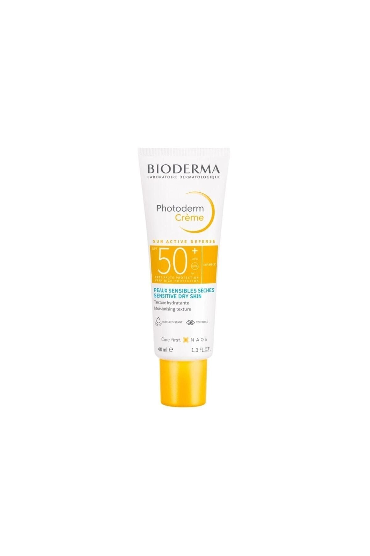 کرم ضد آفتاب مرطوب کننده SPF 50+ در برابر اشعه UVA و UVB 40 میلی لیتر. Bioderma