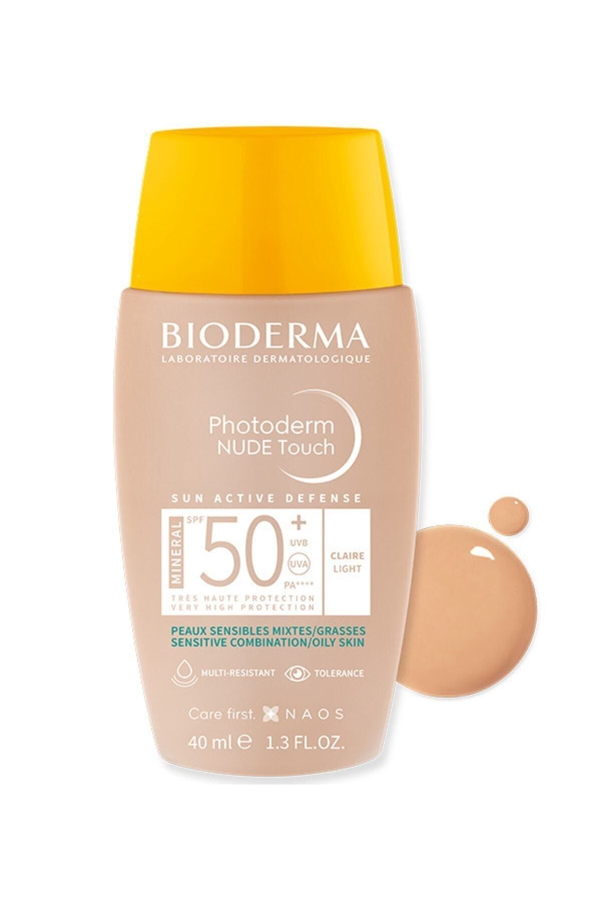 ضد آفتاب صورت بایودرما Photoderm Nude Spf 50+