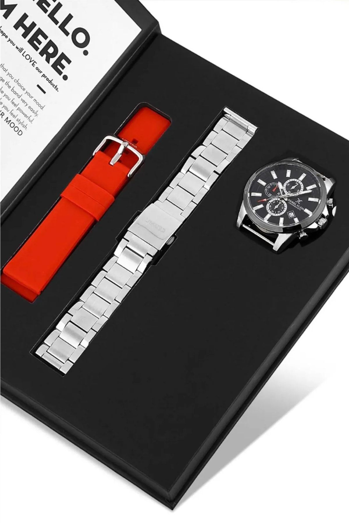 Daniel Klein Watch Black Duo color Trendyol