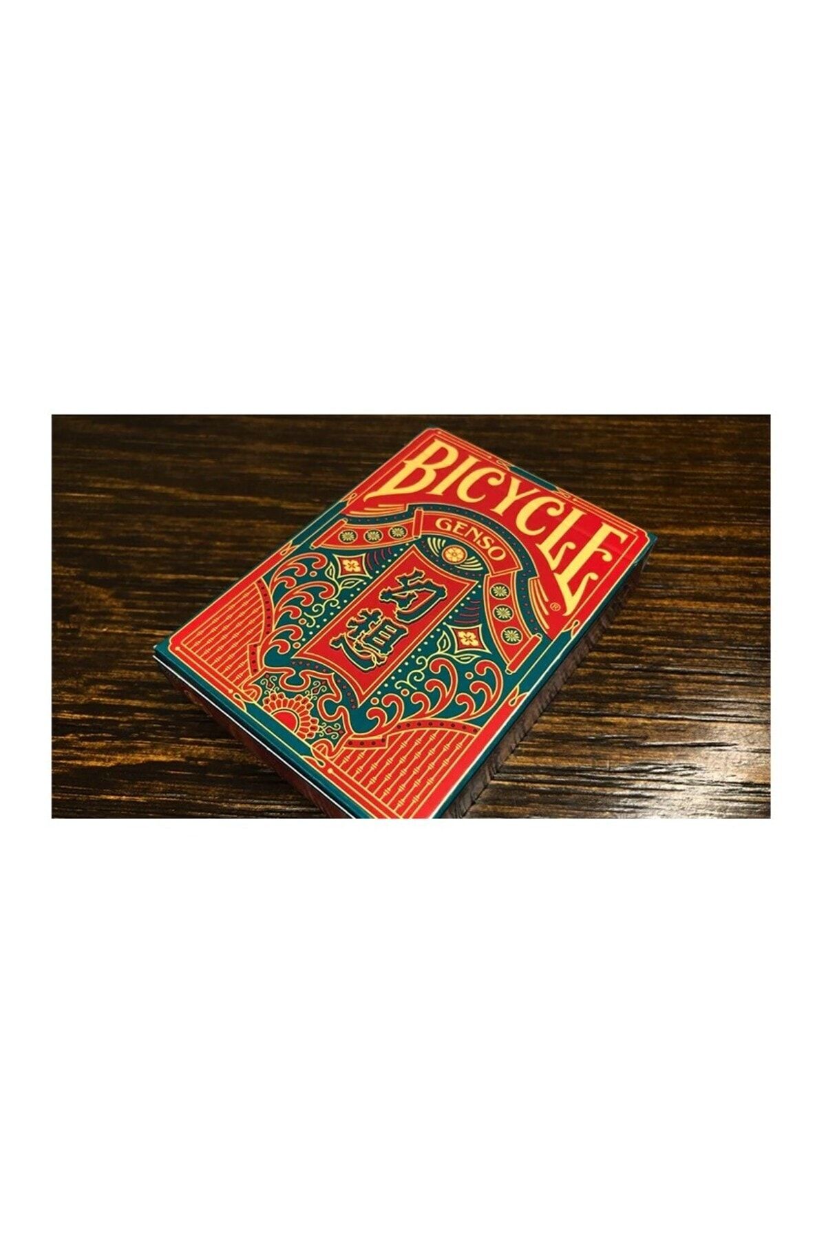 OyuncaklarÜlkesi-Bicycle Genso Green Game Card Playing Cards Deck 2