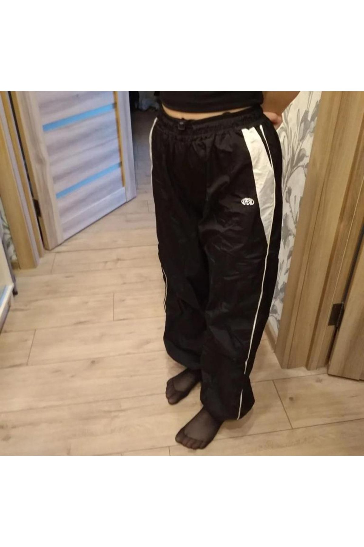 Thick outlet striped pants