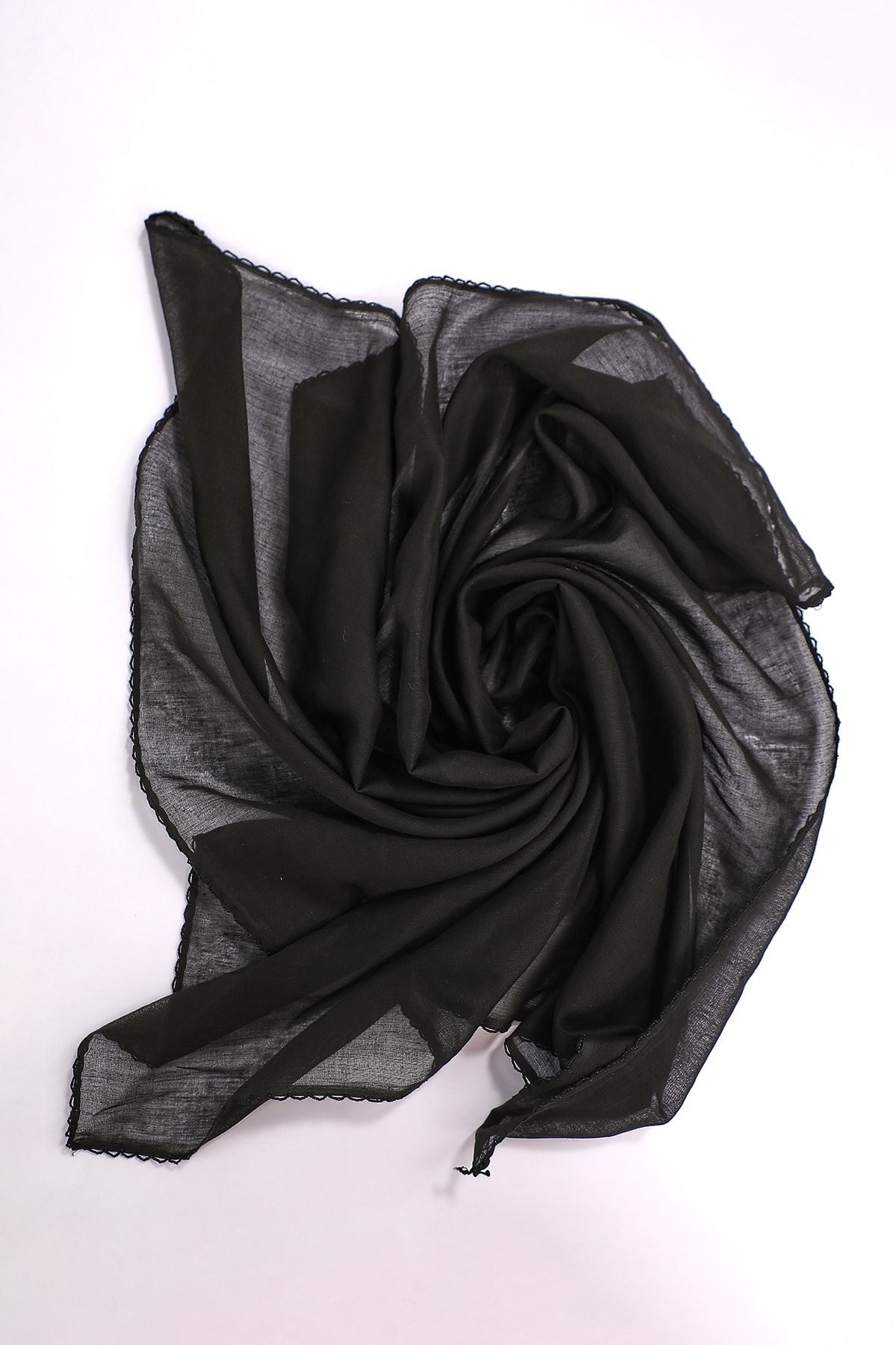 Melodi Scarf-ملابس داخلية محجبة للسيدات 100% قطن أسود 3