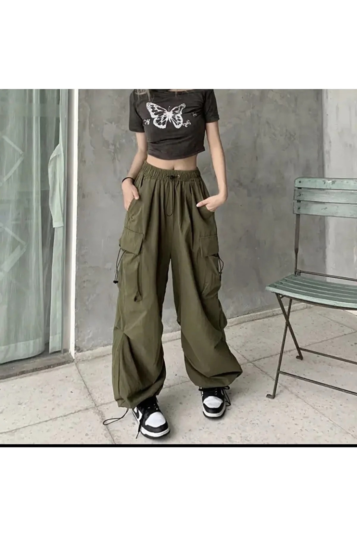 パンツ 2000's archive Black buggy slacks y2k DENOKMODA Y2K TACTICAL BAGGY PANTOLON - Fiyatı, Yorumları