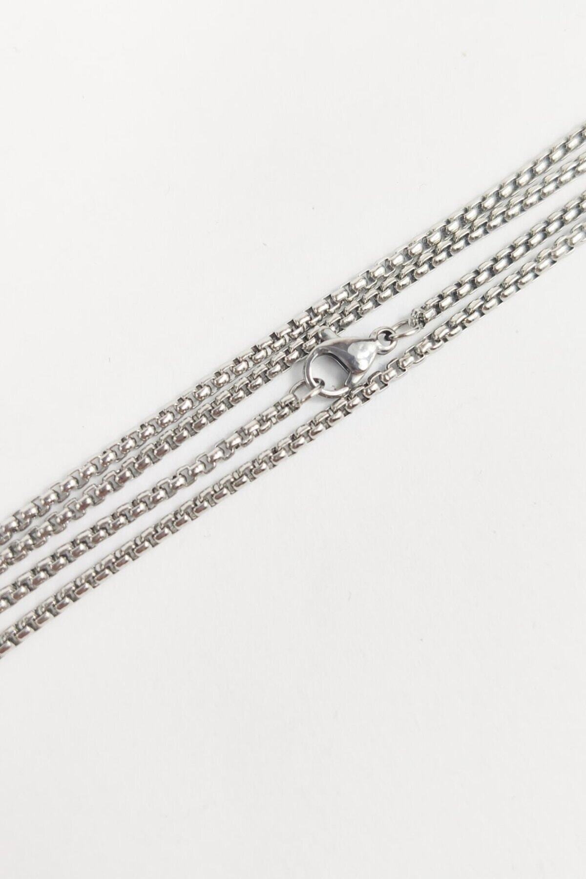 Ayya Aksesuar-Steel Necklace 316l And Hells Angel Biker Pendant Necklace Ring 7