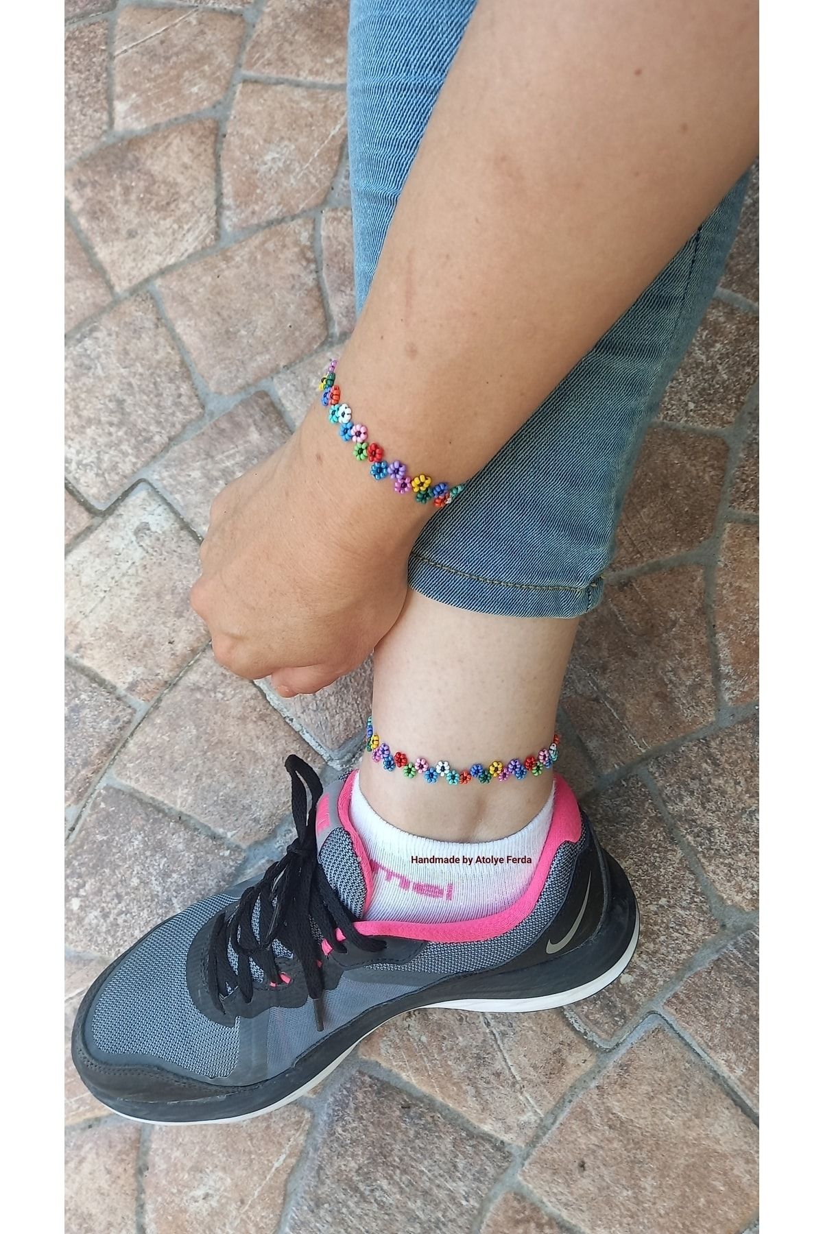 Colorful anklet shop