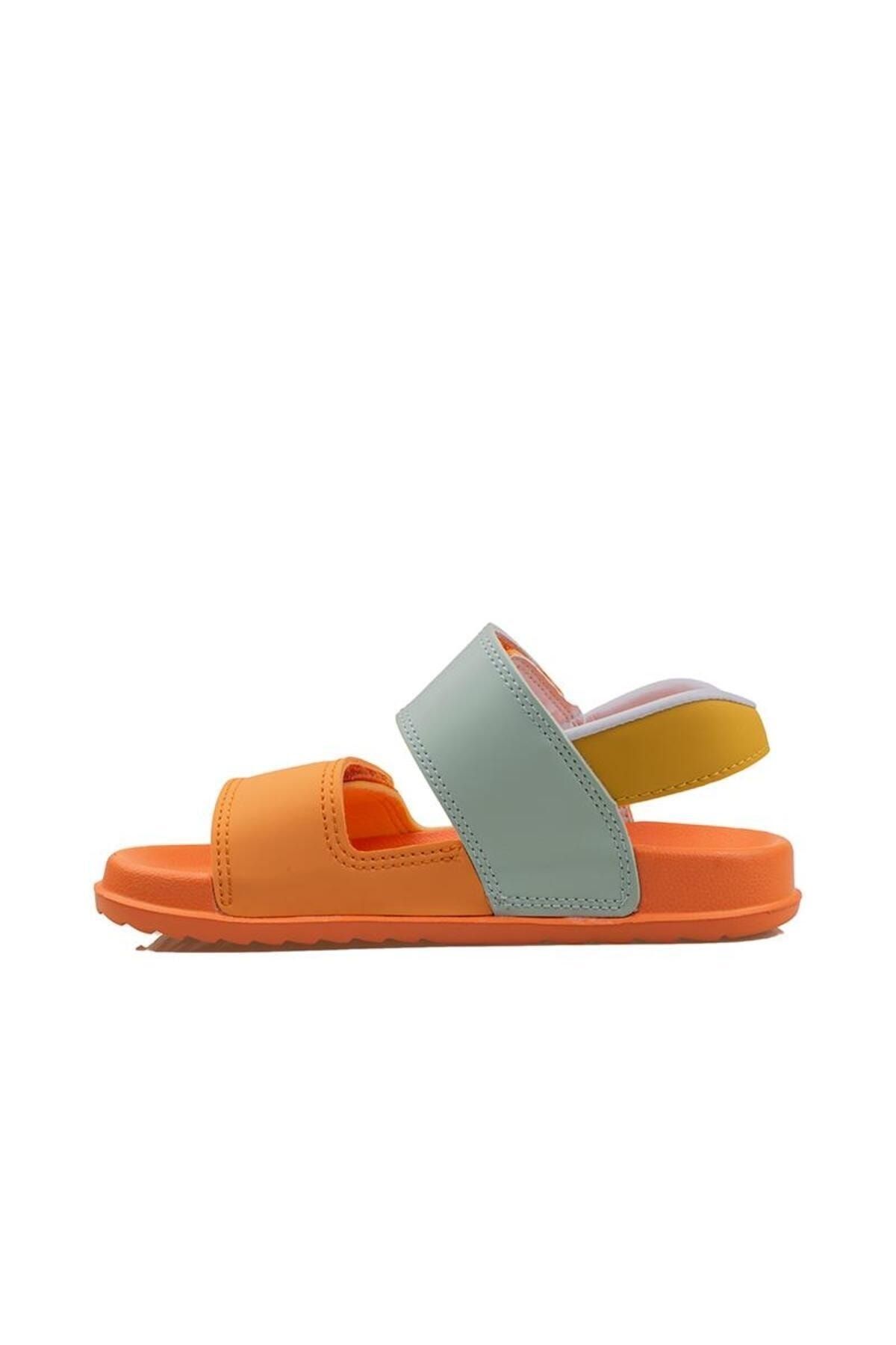 صندل نارنجی دخترانه و پسرانه بچگانه ان Light Orange Krixi Vicco