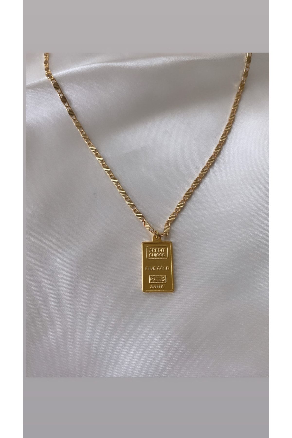 Gold bullion shop necklace