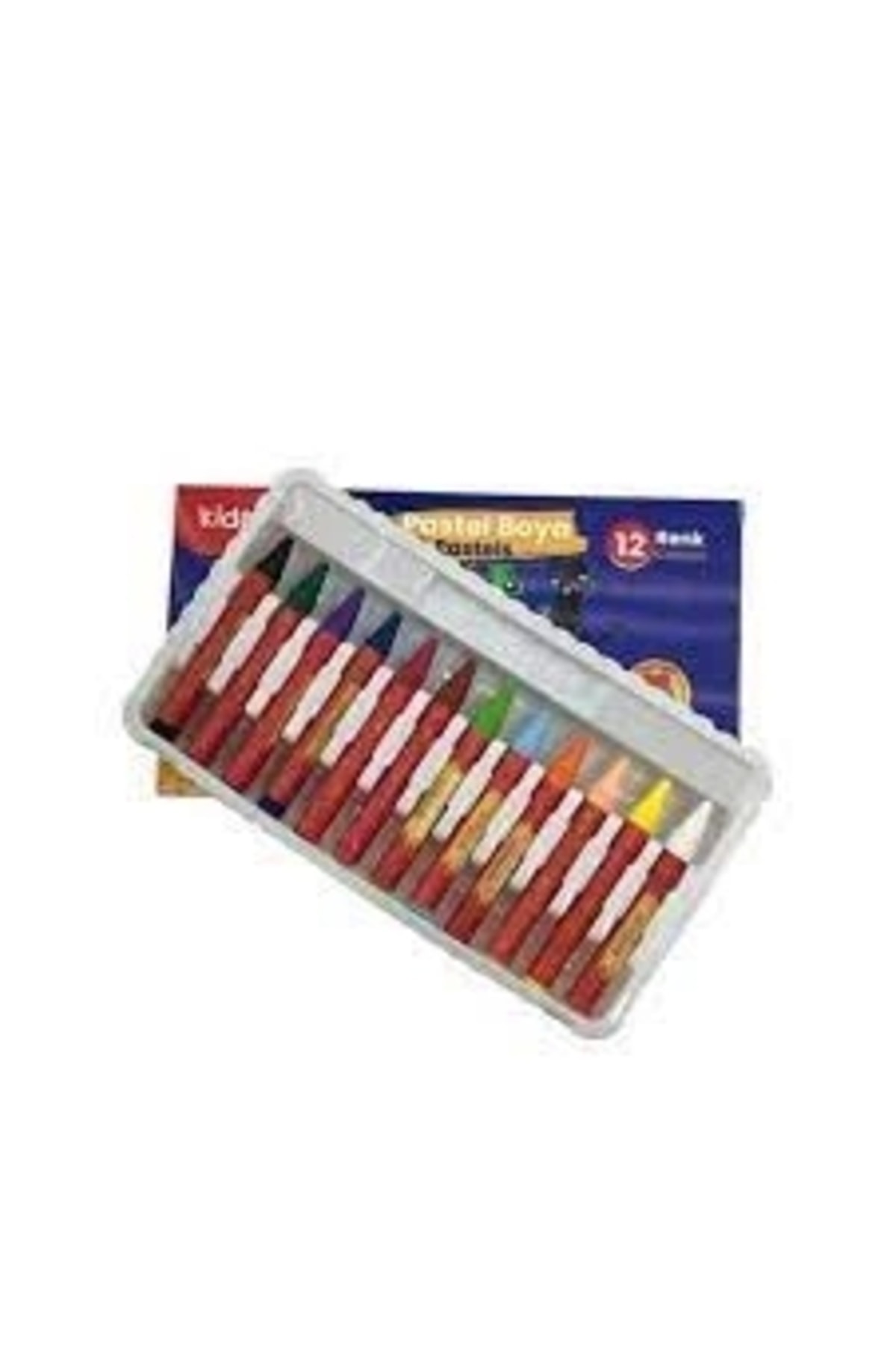 anonim Kidsmode Yağlı Pastel Boya Altıgen 12 Renk