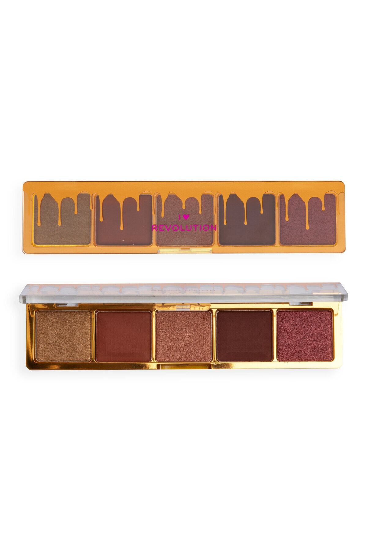 I HEART REVOLUTION-Eyeshadow Palette Mini Chocolate Milk and Ganache 1