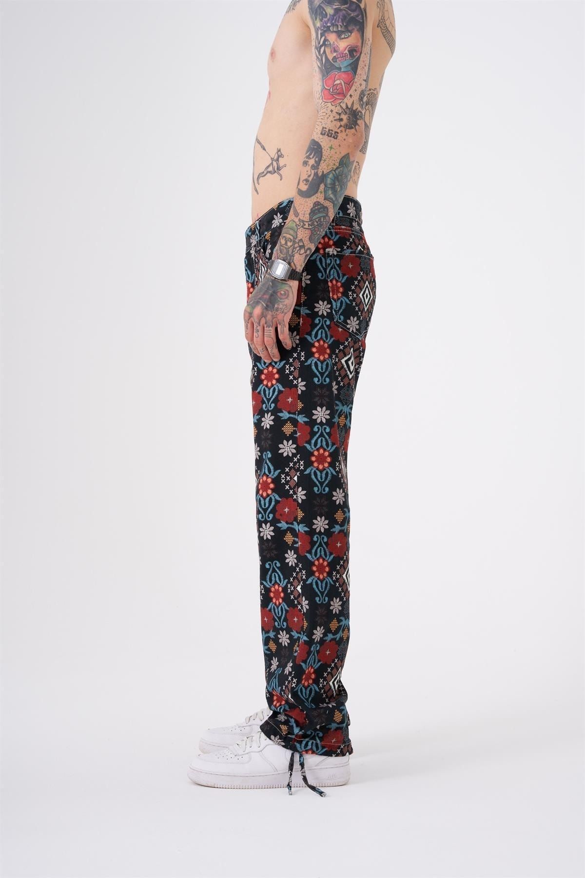 Machinist شلوار جین چاپ شده نیروانا