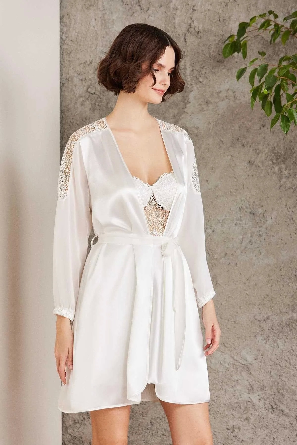 Pierre Cardin 6005 KADIN İPEK SATEN GÜPÜRLÜ ALTILI SET ÇEYİZ TAKIM