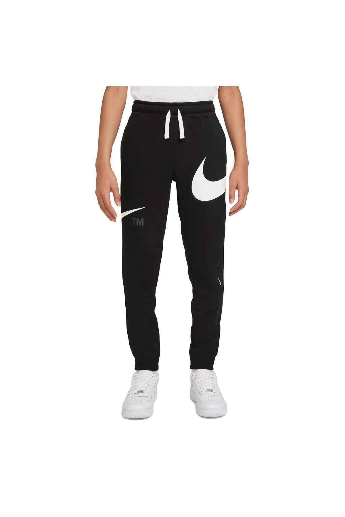 Nike Sportswear Swoosh Fleece (Boys') Kids Sweatpants DD8721-010 - Trendyol