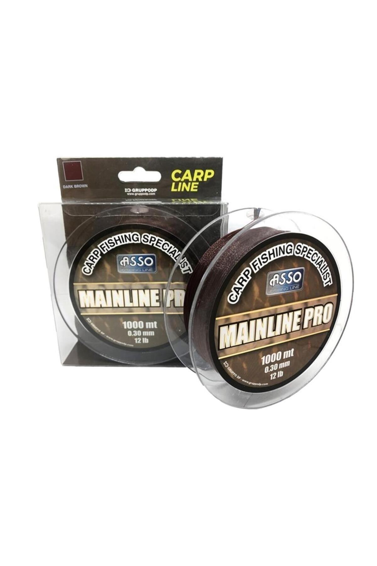 陣笠　MA436 ASSO Mainline Pro Special Carp Fishing Line Dark Brown Sazan