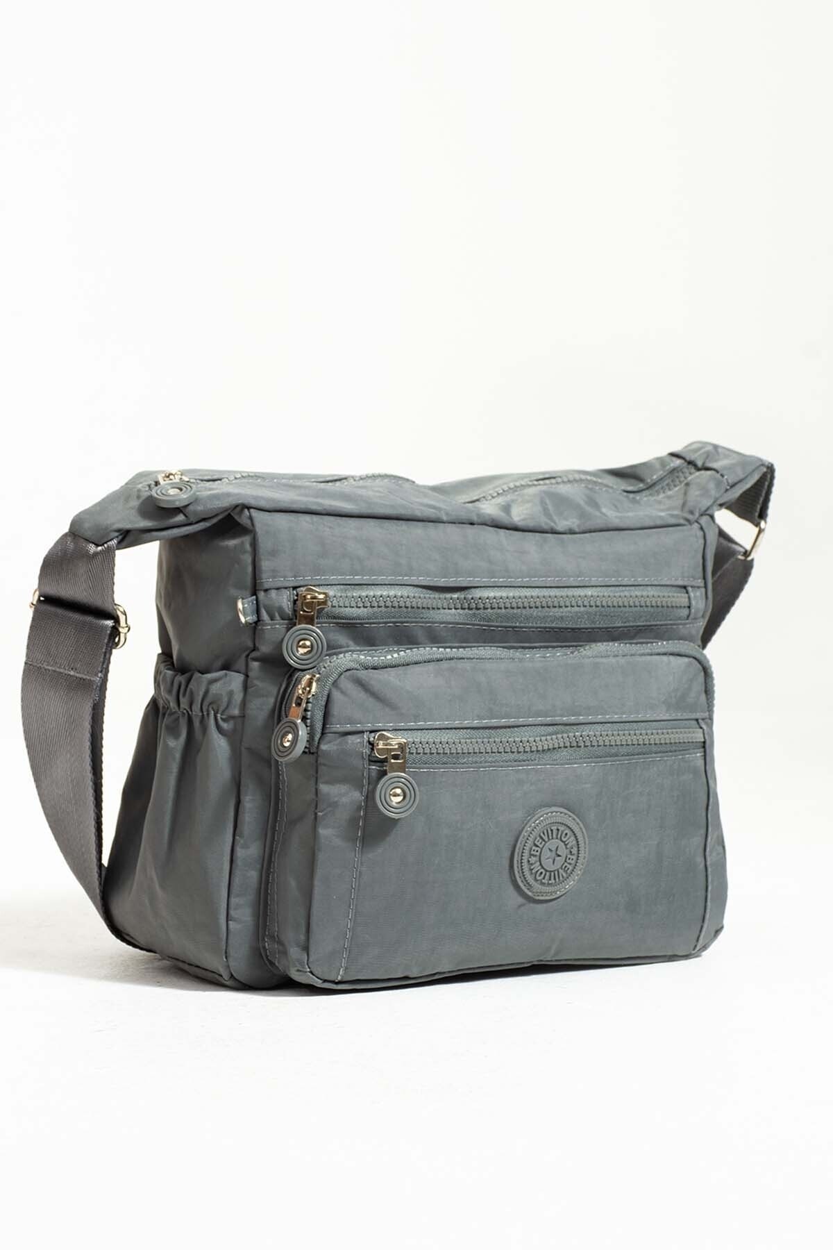 Women's Waterproof Crinkle 8 Compartment Shoulder Bag