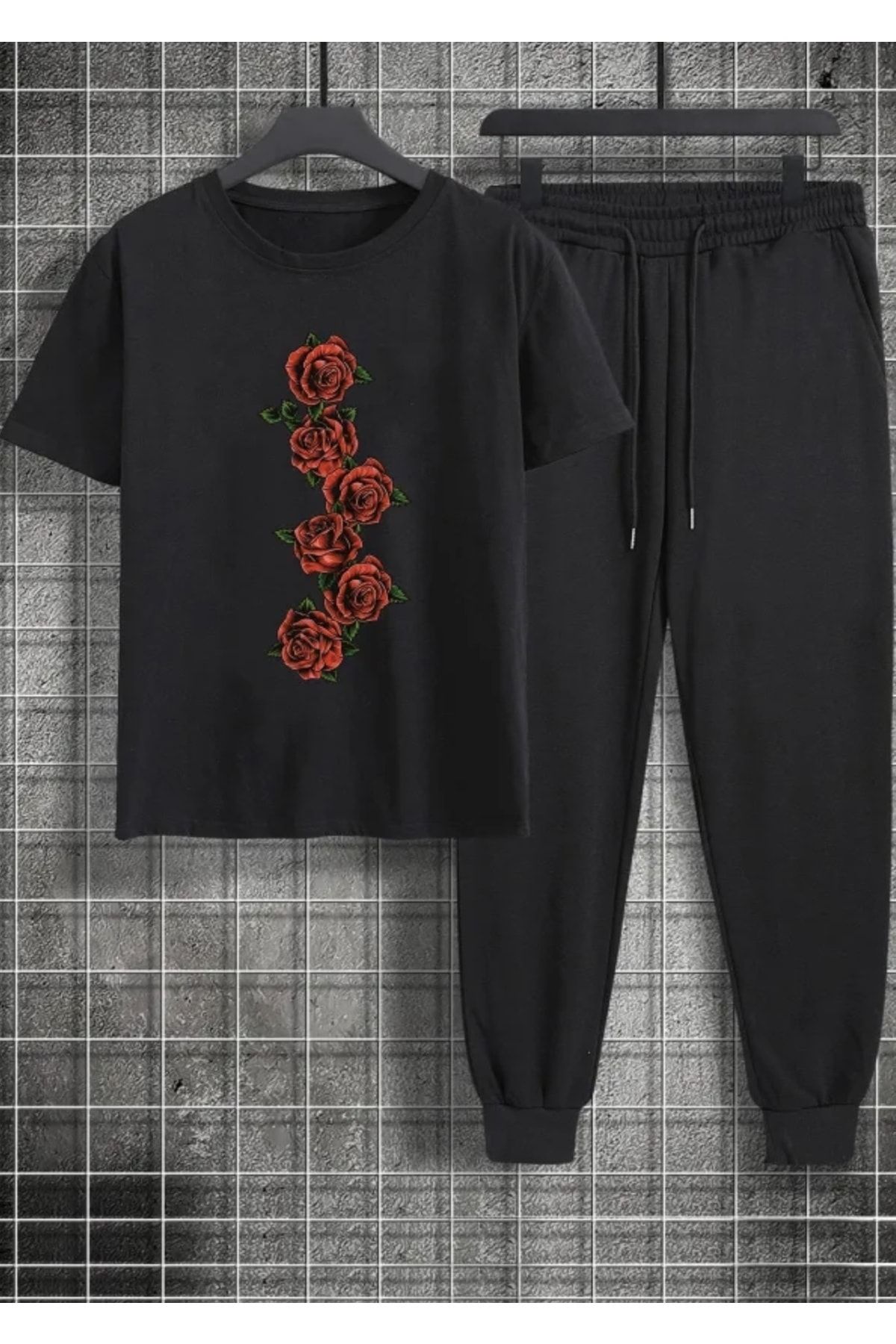 Red store rose tracksuit