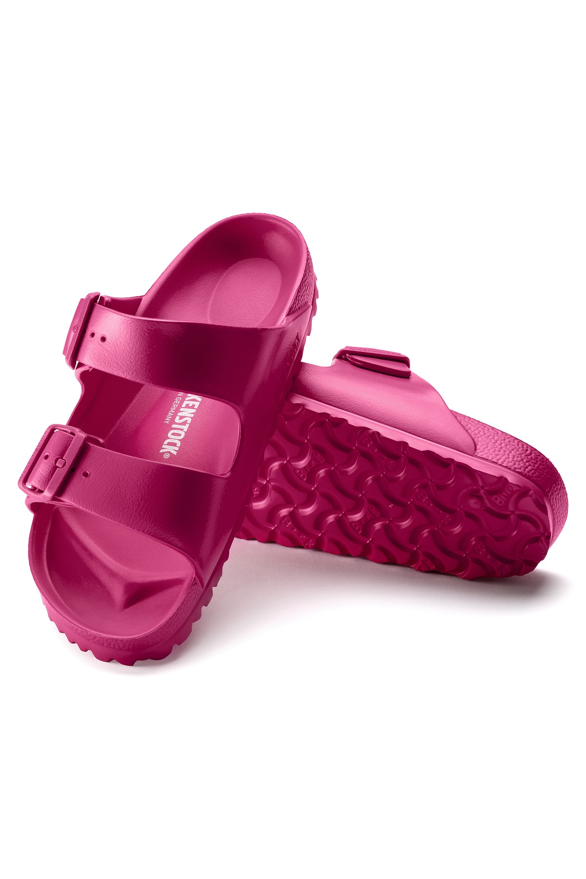 دمپایی بیرکن استاک زنانه چرم مصنوعی بنفش اسپرت راسته      Classical/کلاسیک | Birkenstock 1015471 DE - تصویر 5