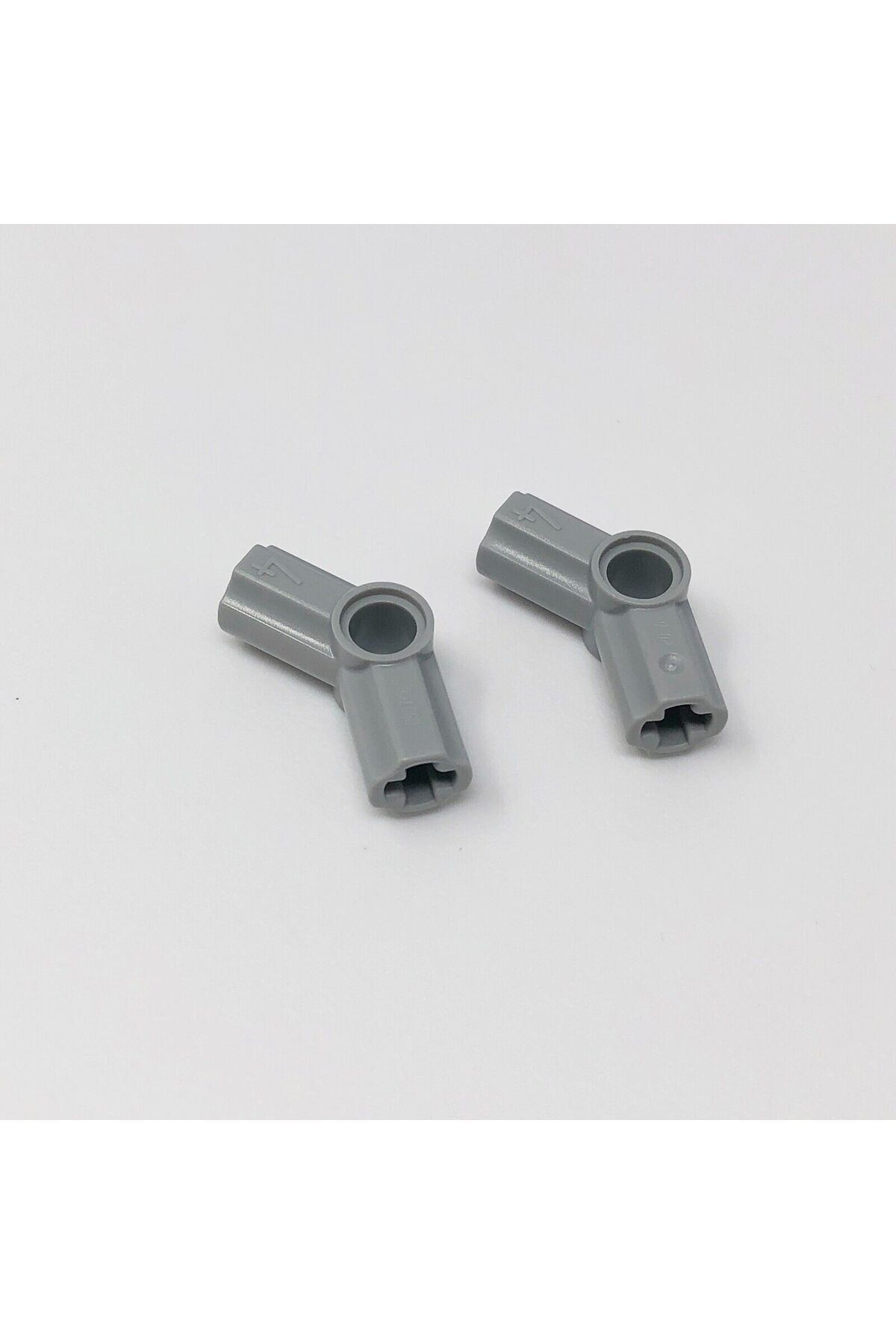 LEGO-Technic Custom Axle Connector Angled#4 Connection Parts Light Gray 2 Pieces to Send 1
