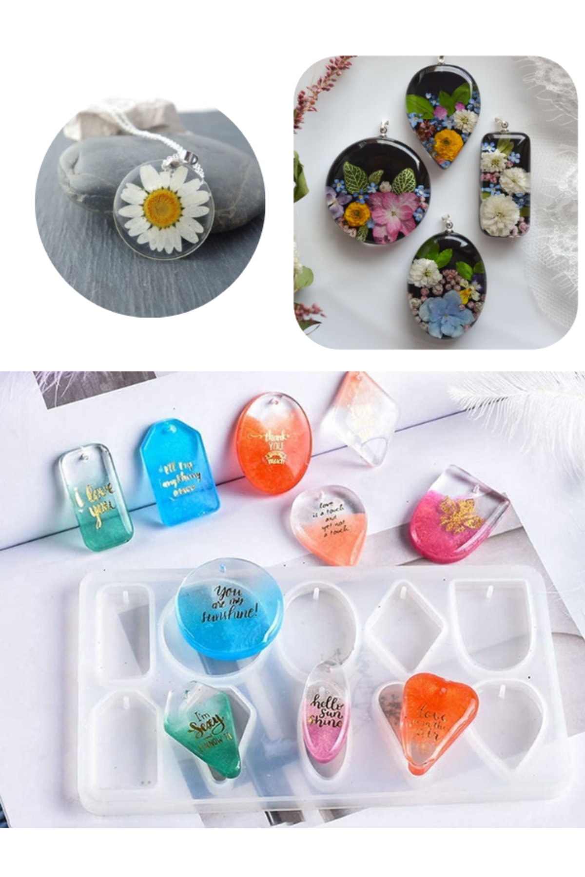 Sirius Hobi Epoksi Reçine Kolye Anahtarlık Magnet Kalıbı