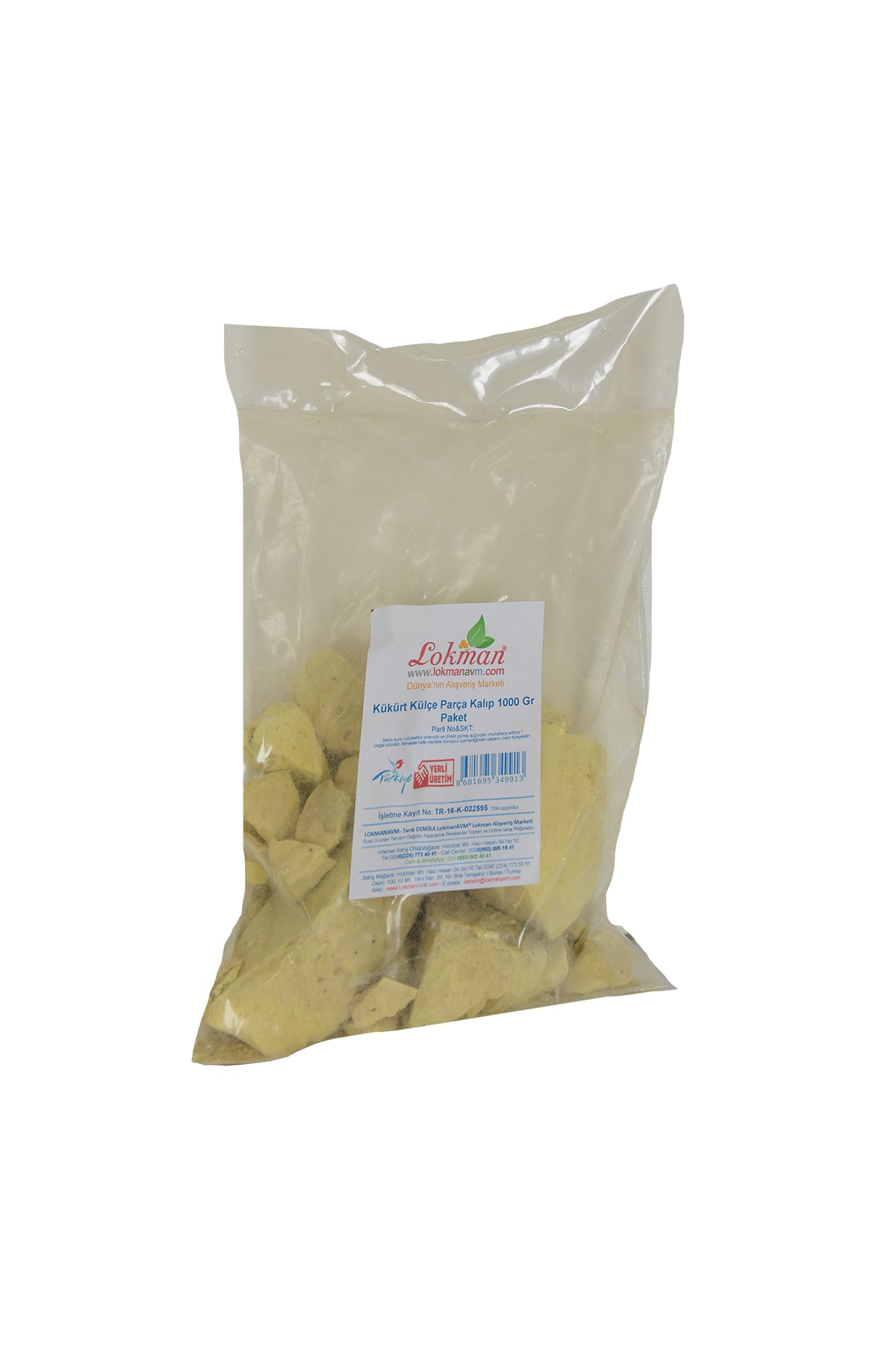Sulfur Ingot Piece Mold 1000 Gr Package