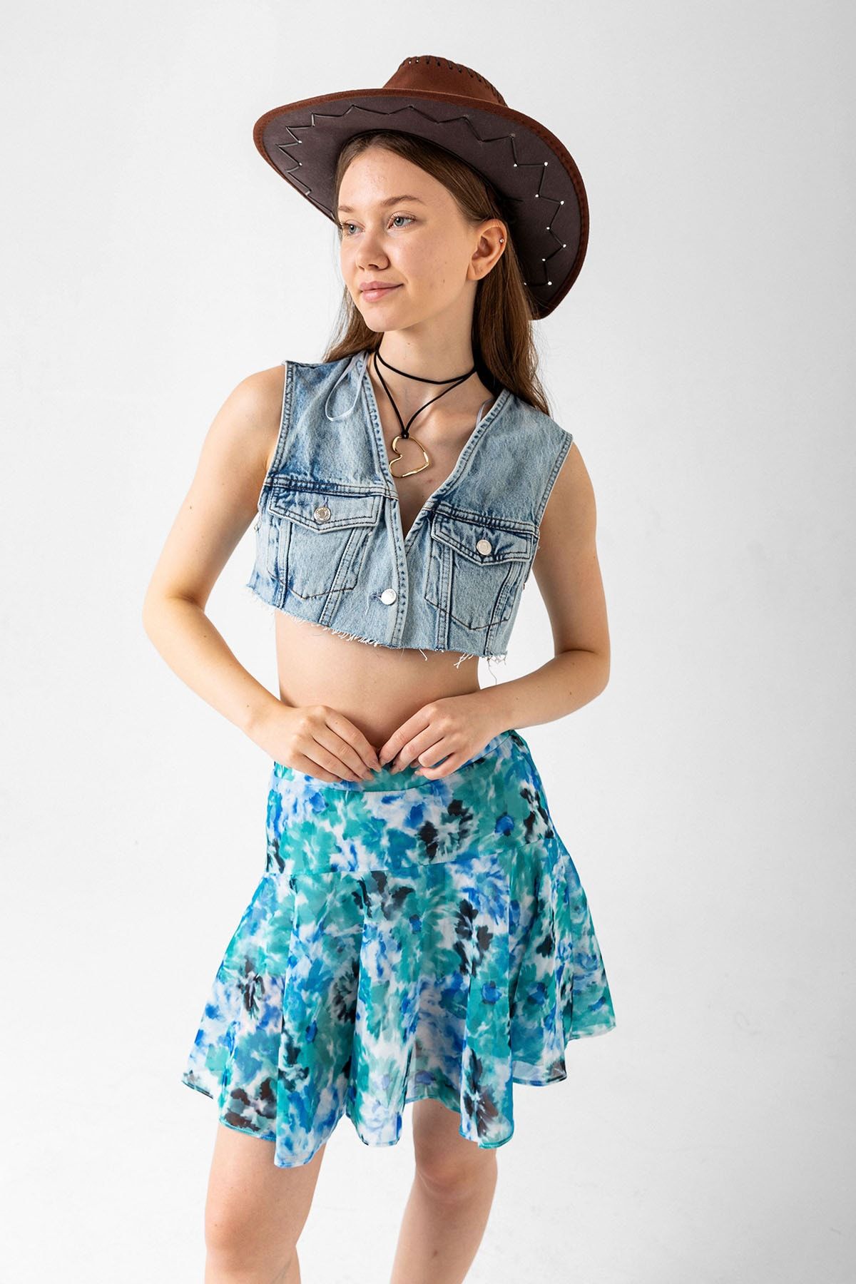 Chiffon skirt singapore discount