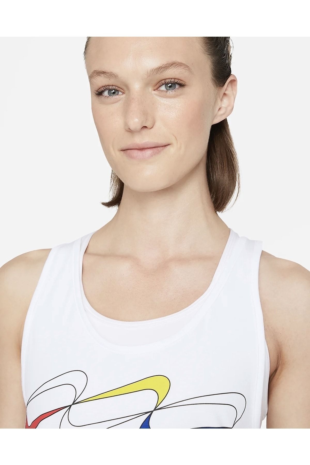 Nike white deals undershirt