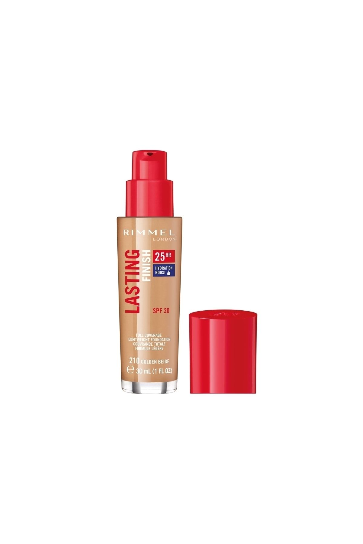 اسکراب صورت بنیاد ماندگار طلای بژ 210 Rimmel London