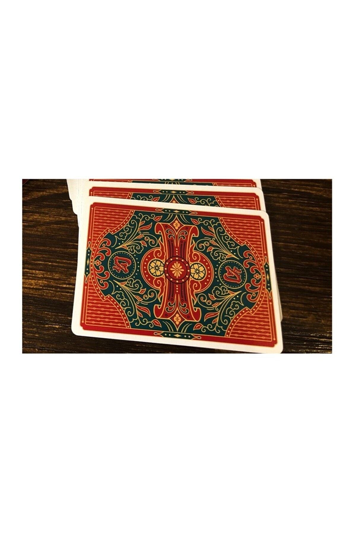 OyuncaklarÜlkesi-Bicycle Genso Green Game Card Playing Cards Deck 4