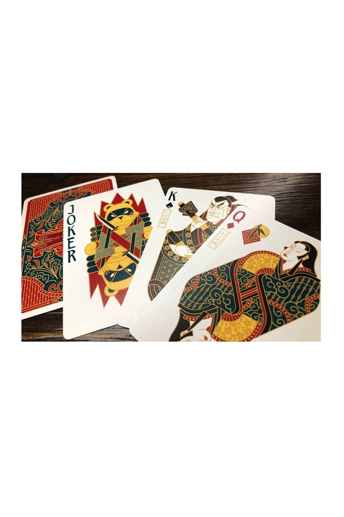 OyuncaklarÜlkesi-Bicycle Genso Green Game Card Playing Cards Deck 6