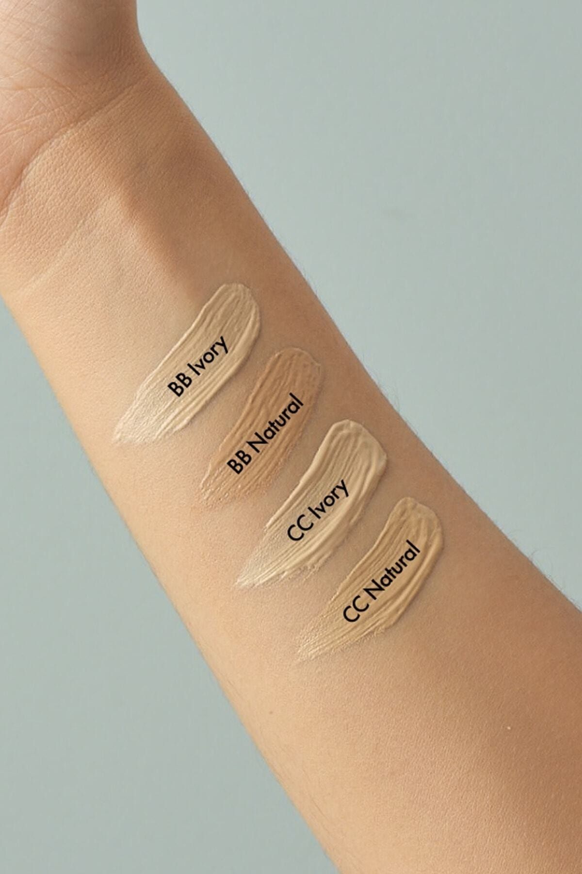 سی‌سی کرم آیوری Pure Beauty با SPF50 – بافت سبک، درخشان‌کننده و محافظ پوست (۳۰ میل) PURE BEAUTY