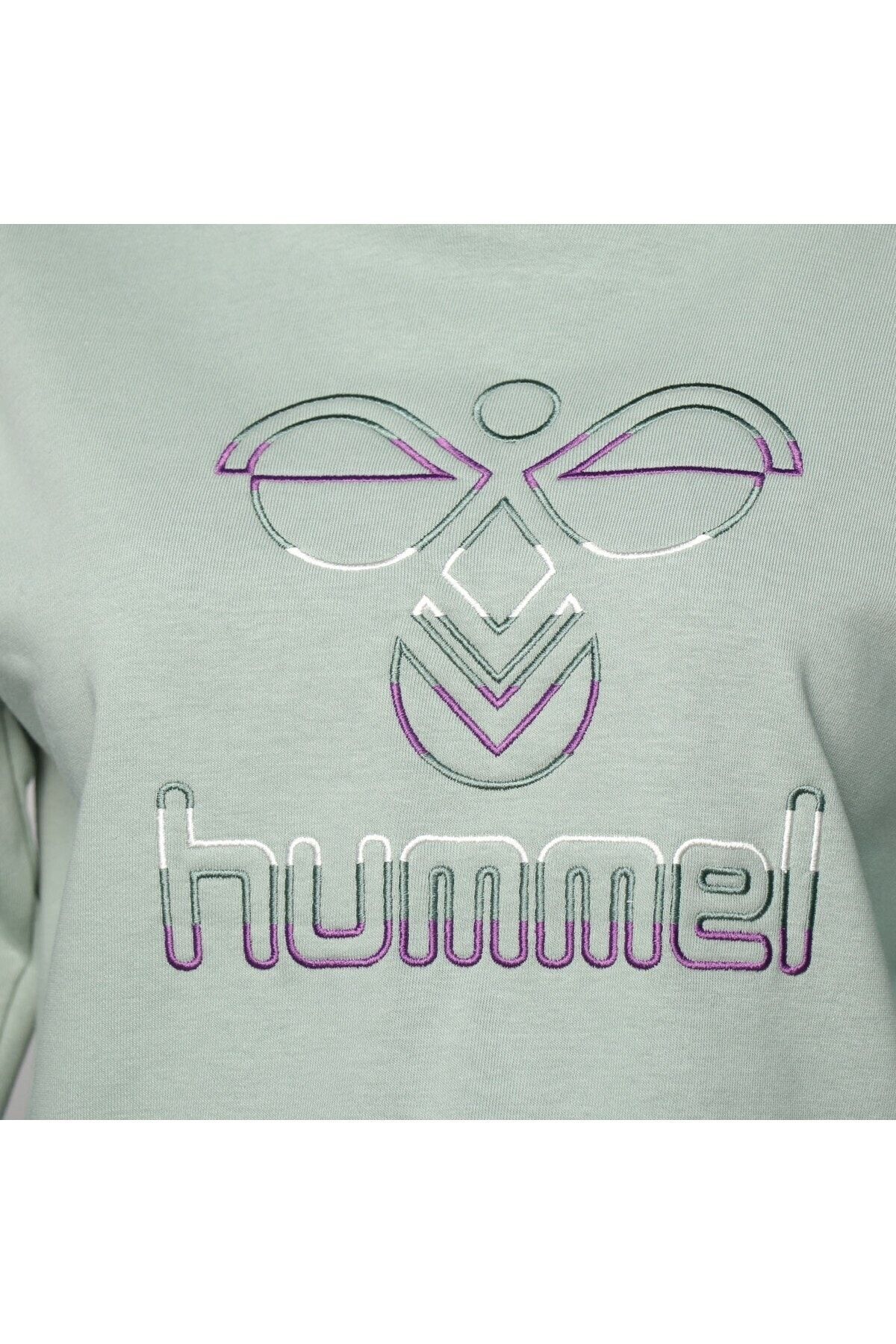 سویشرت سبز زنانه Hortensia sweatshith اورجینال hummel