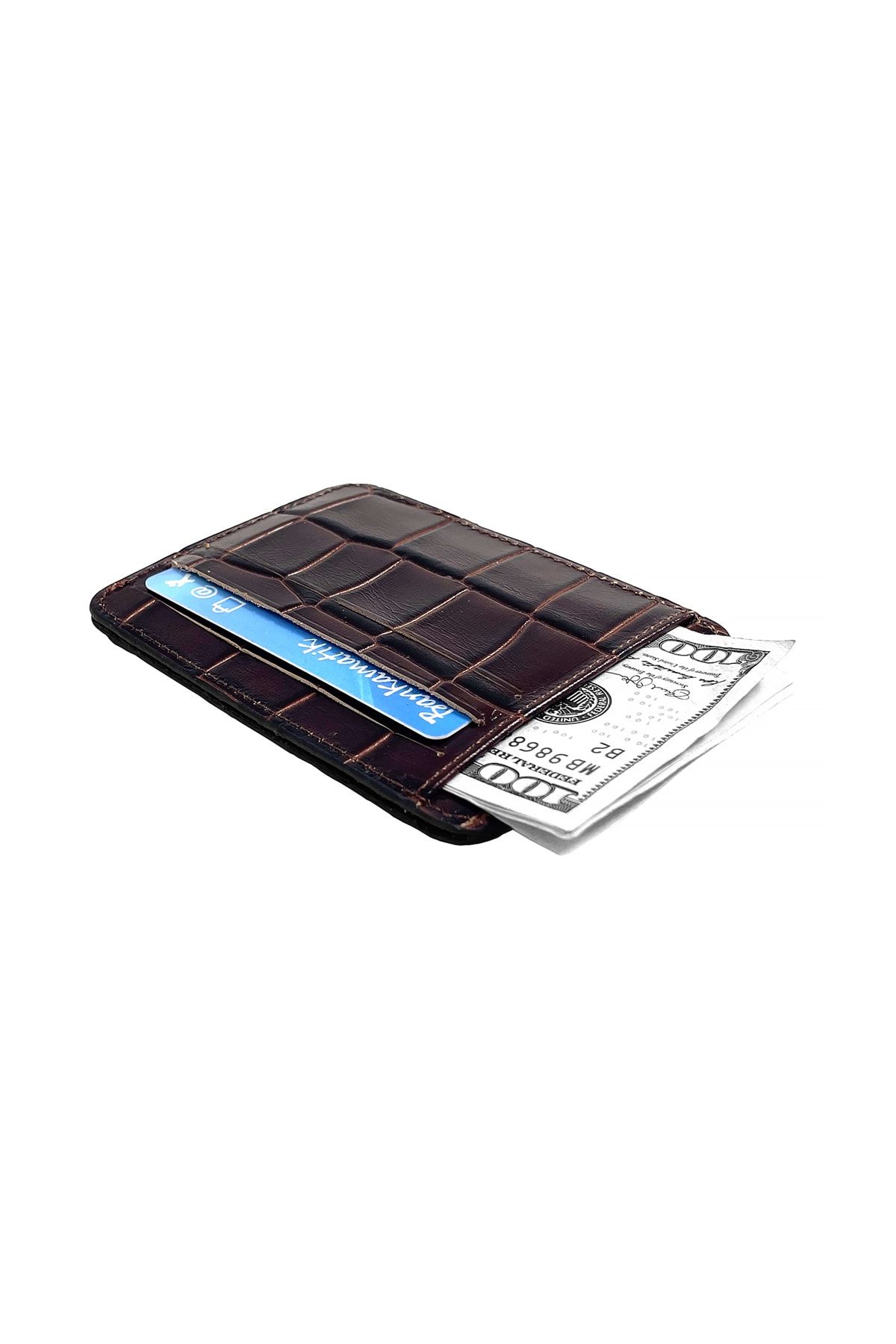 NAZEF High Quality Men s Leather Card Holder Business Card