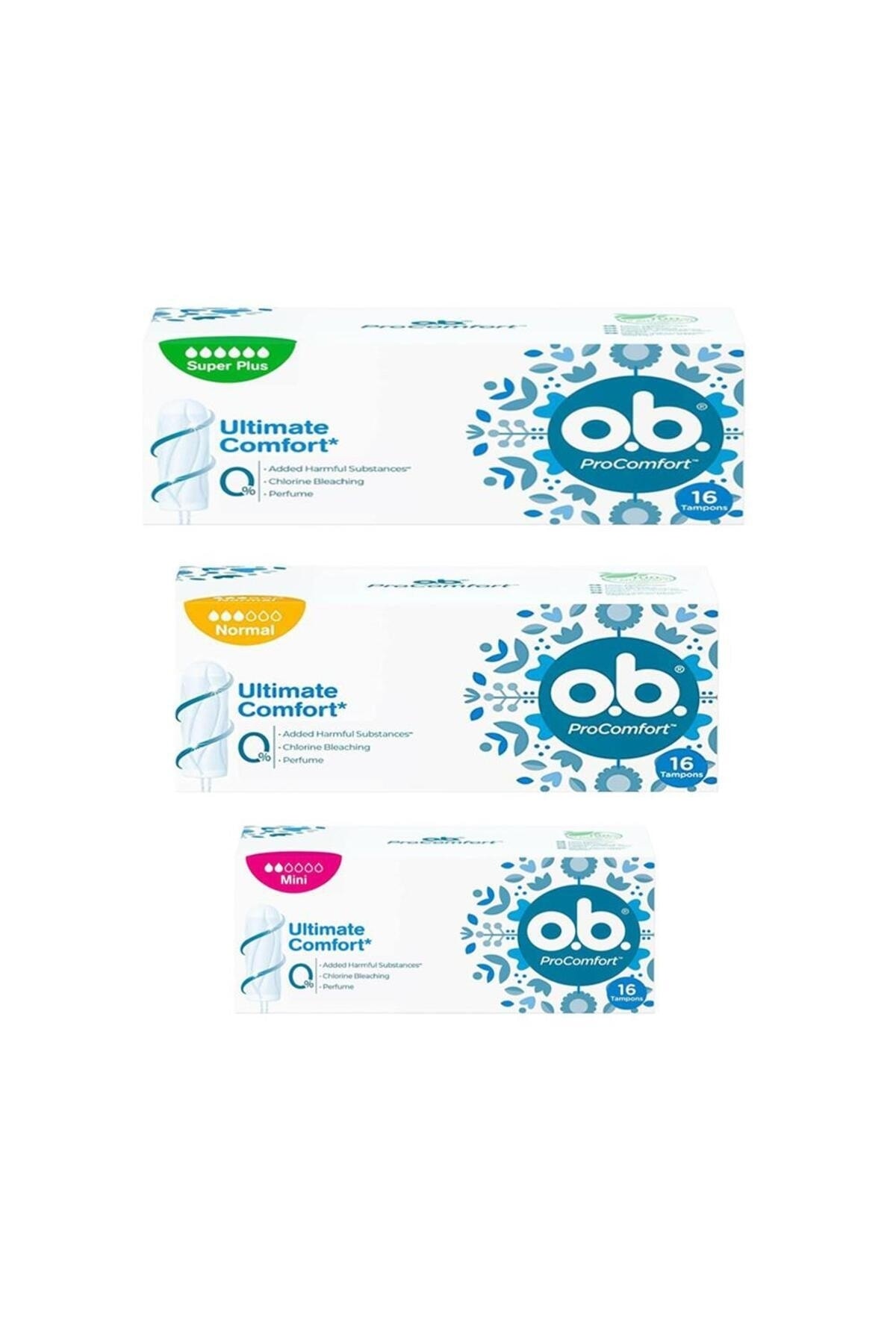 o.b. O.B. Karma boy Tampon 3lü Set