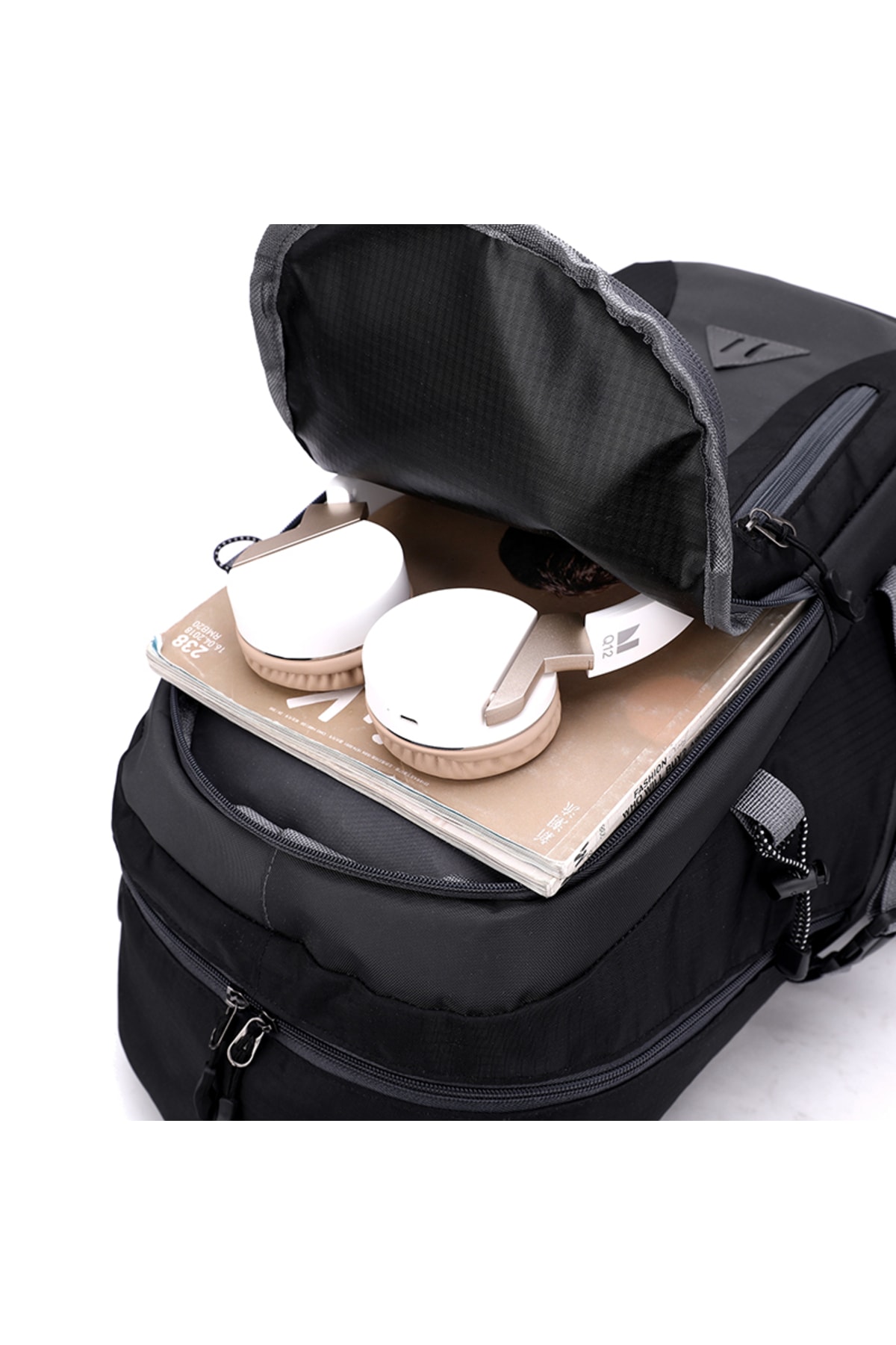 کوله پشتی زنانه مشکی CAKARD | 903 اورجینال - تصویر 8