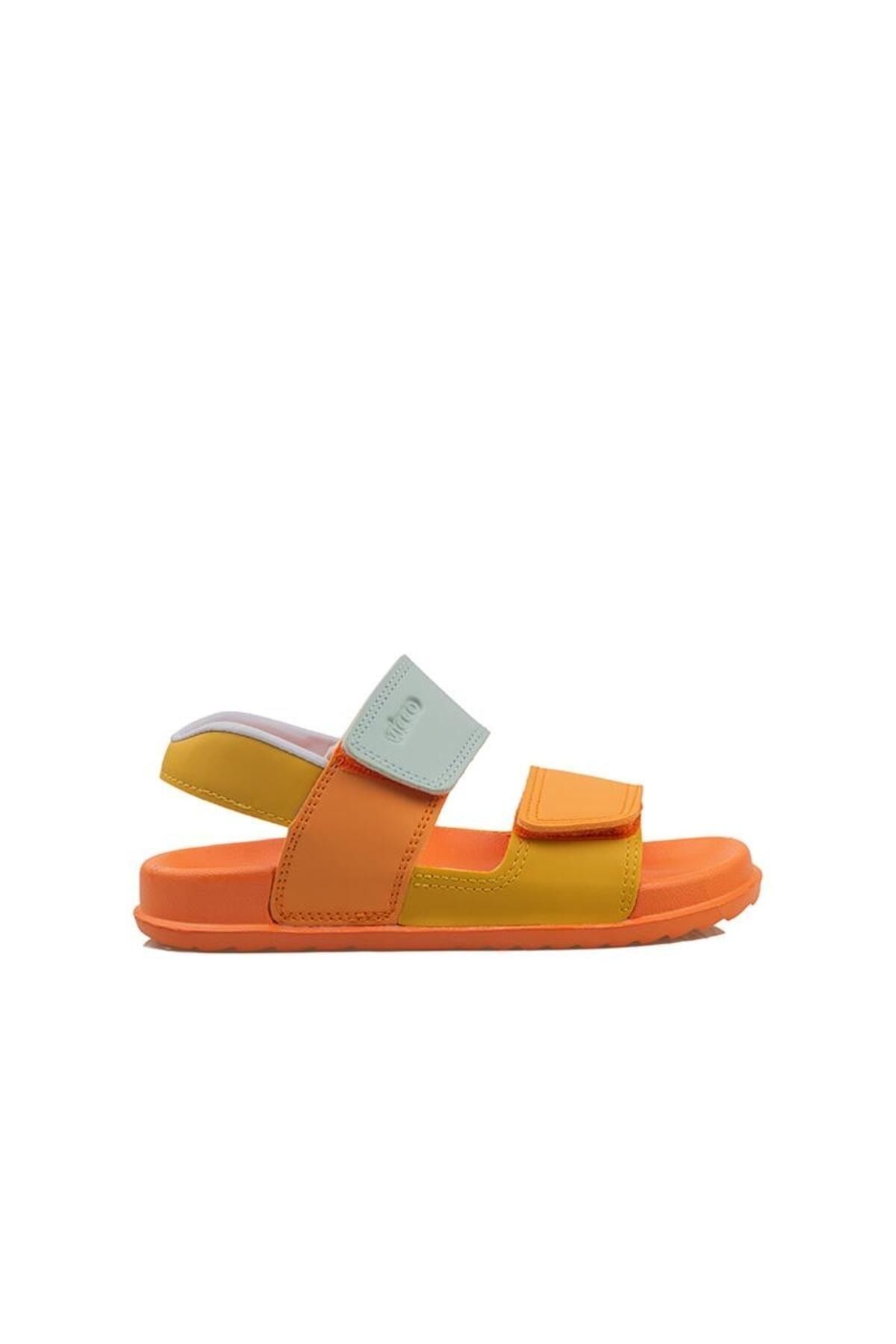 صندل نارنجی دخترانه و پسرانه بچگانه ان Light Orange Krixi Vicco
